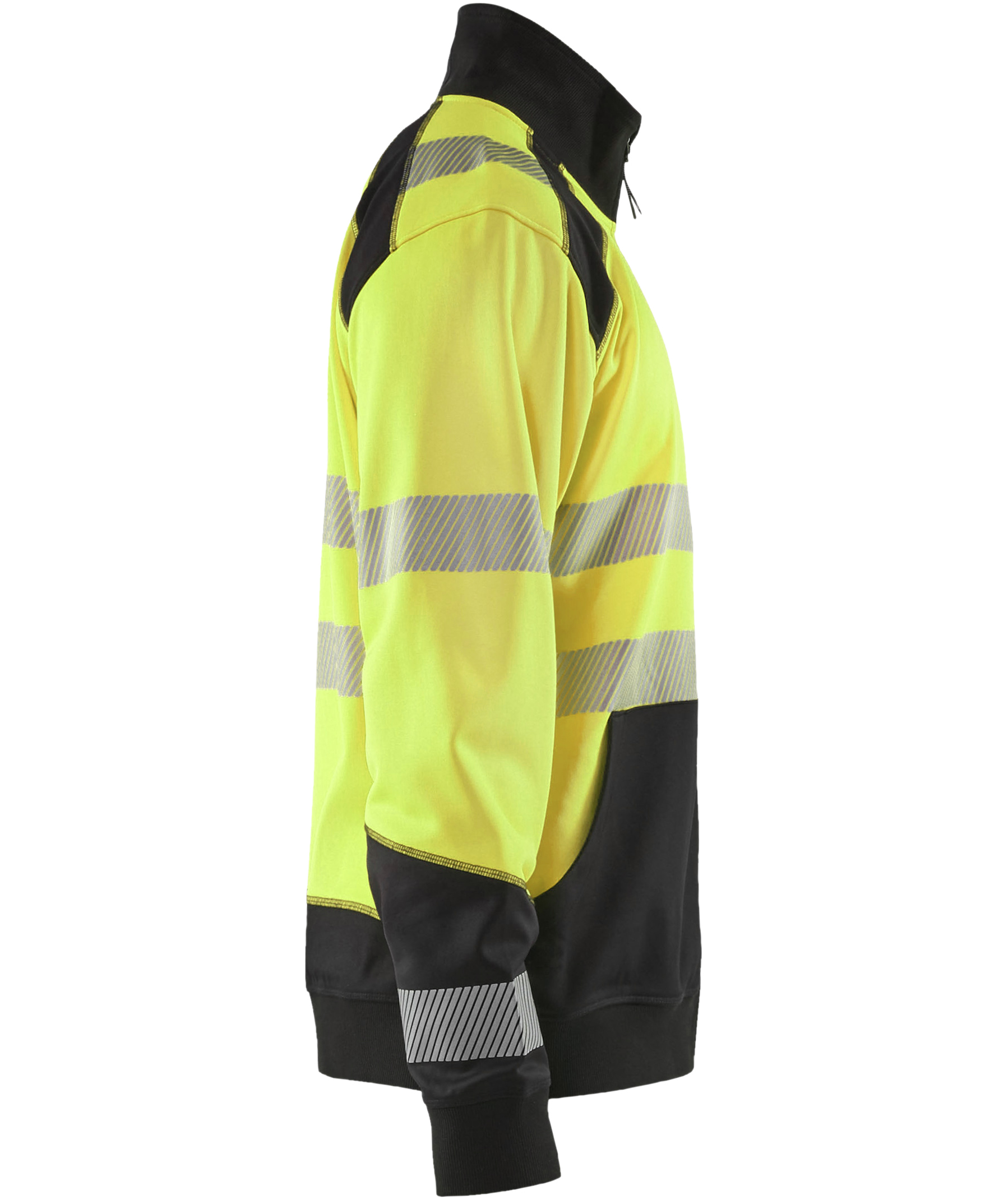 Bl&aring;kl&auml;der cardigan, Hi-vis Gul/Sort, large image number 2