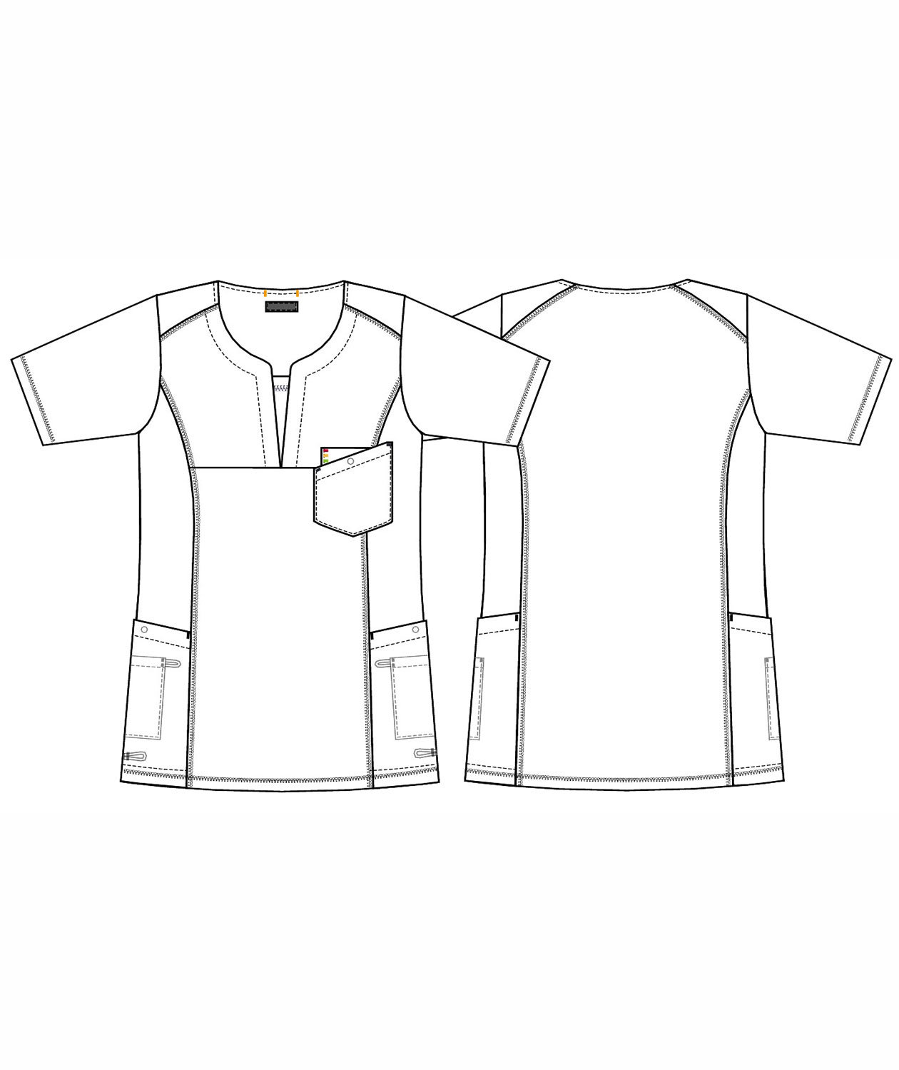 Kentaur women's smock, Green, large image number 3