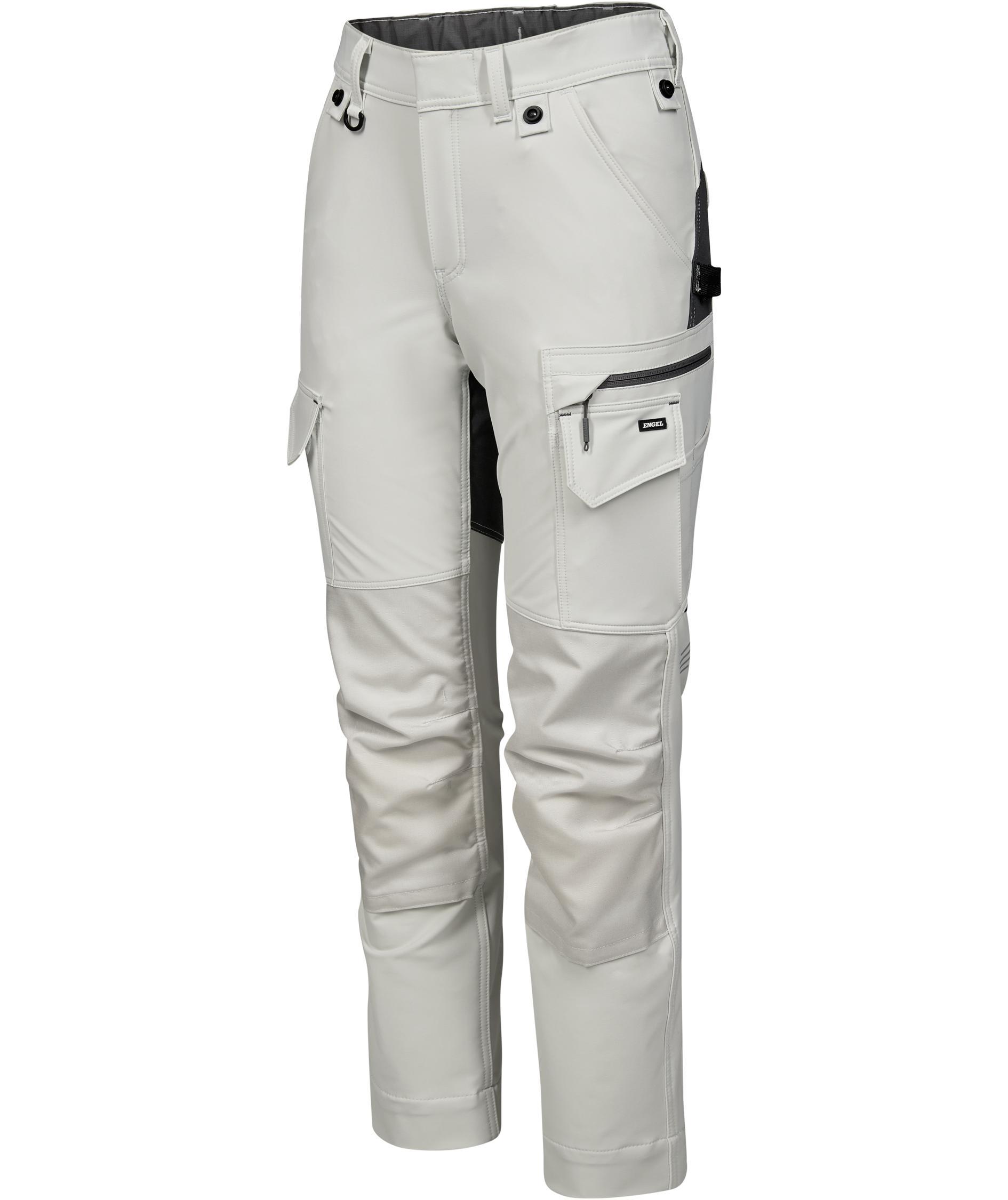 Engel Entire Damen Arbeitshose full stretch, Bone White/Anthracite Grey, large image number 5