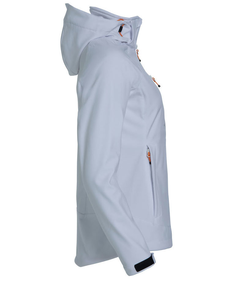 Clique Milford Damen Softshelljacke, Wei&szlig;, large image number 3