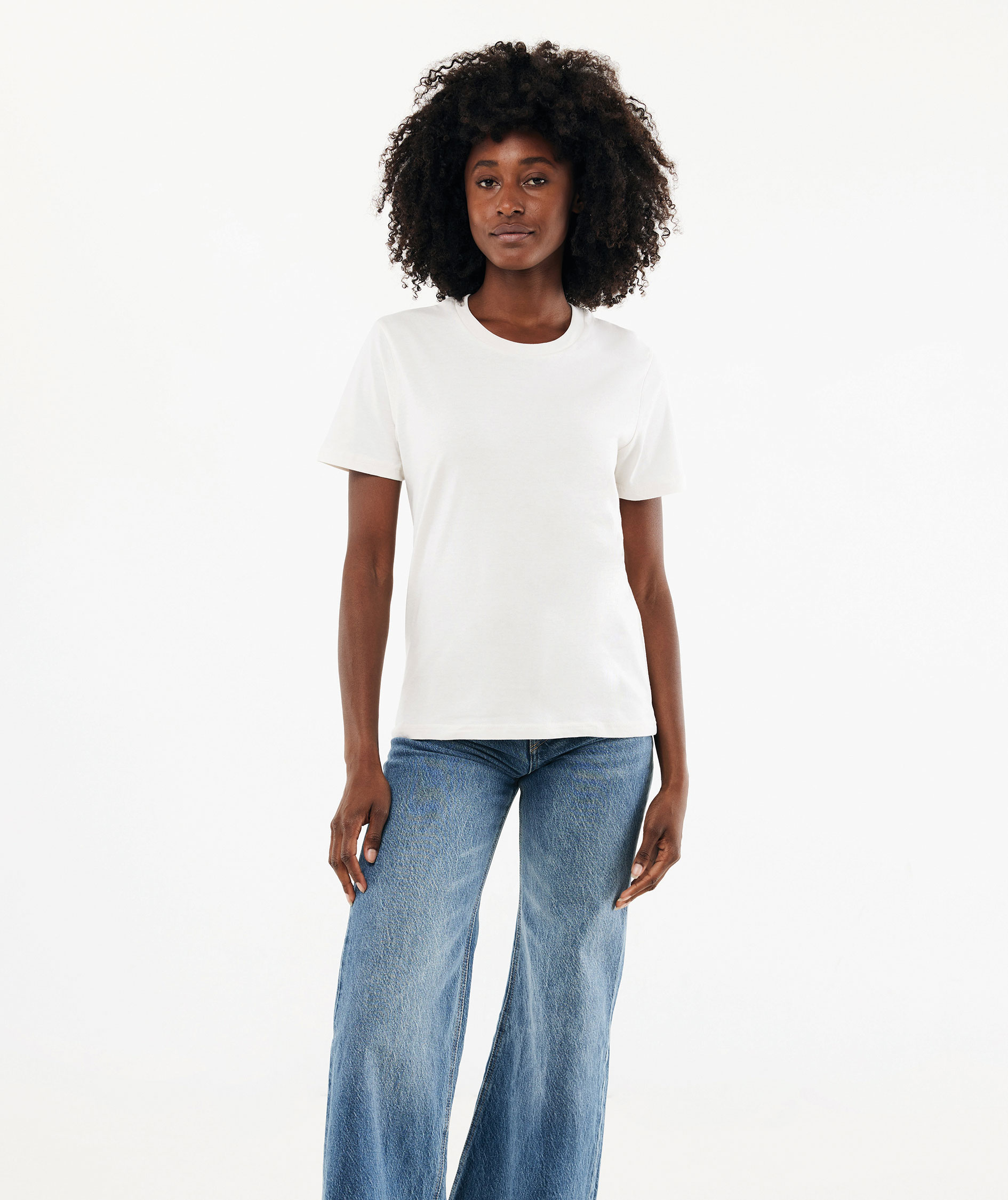 Iqoniq Brett T-shirt, Ivory White