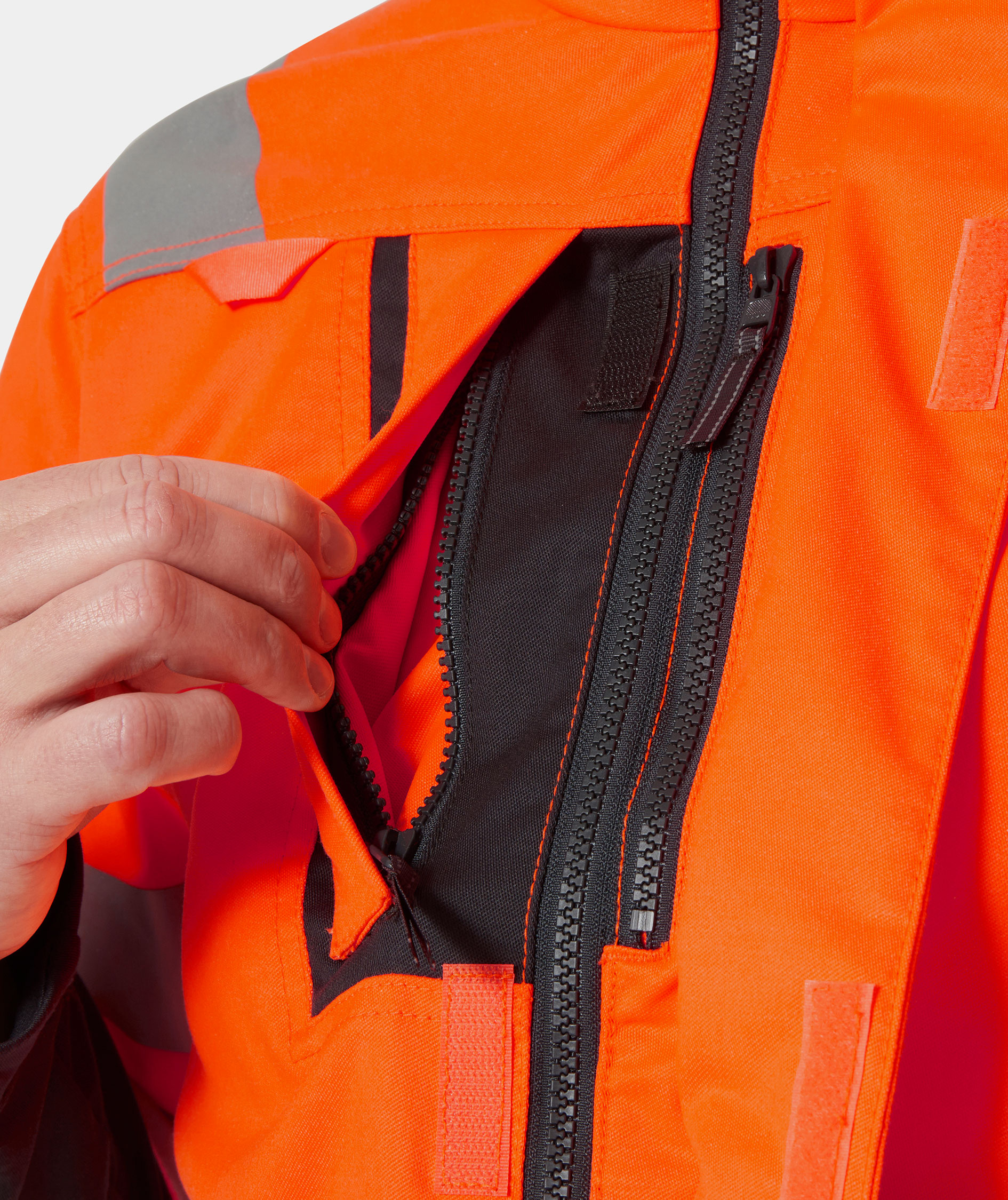Helly Hansen&nbsp;Alna 2.0 coveralls, Hi-vis Orange/Ebony, large image number 4