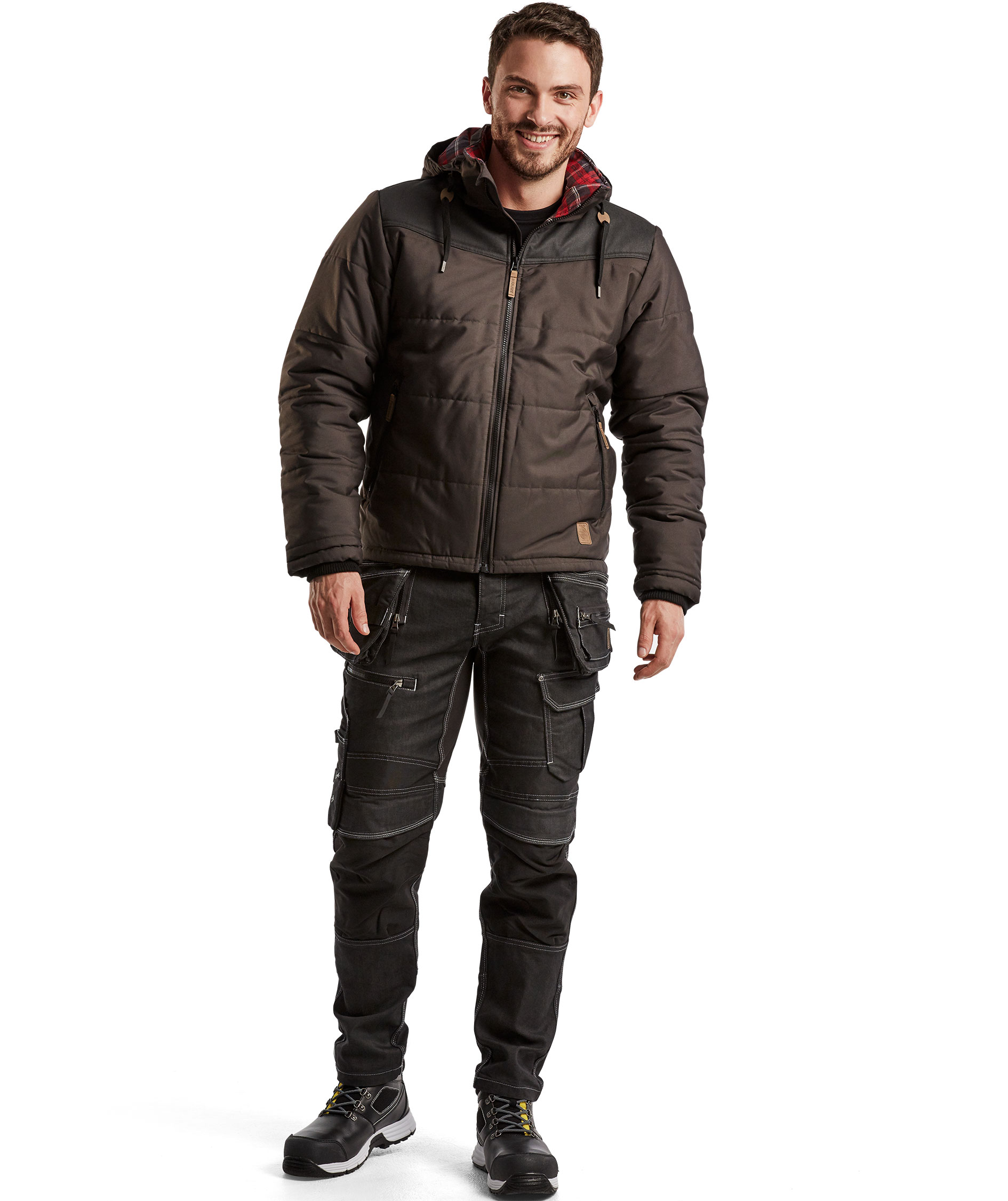 Bl&aring;kl&auml;der vinterjacka