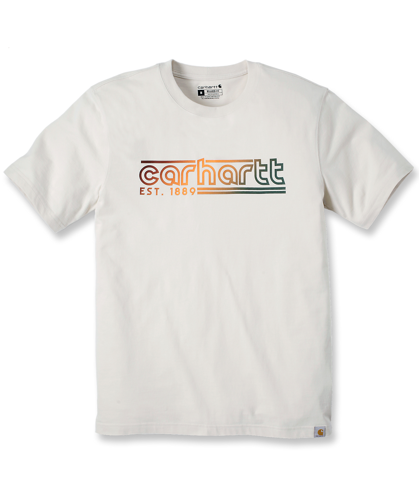 Carhartt Logo Graphic T-shirt, Oat Milk