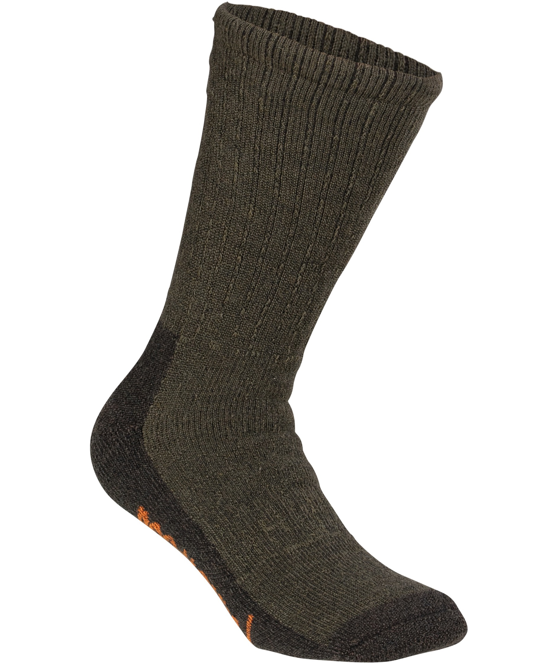 Pinewood Hunters Terry str&oslash;mper med uld, Green/Dark Green