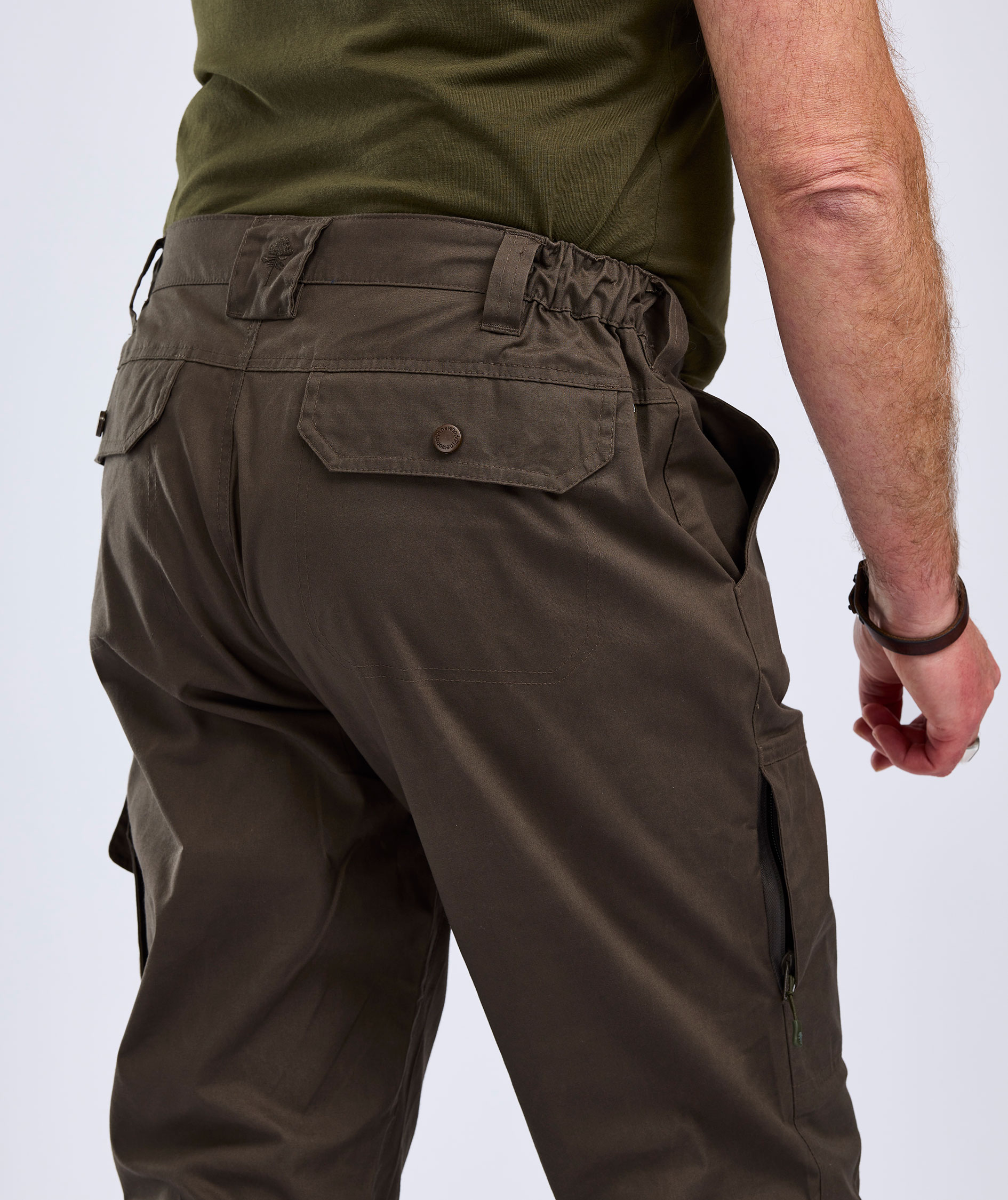 Pinewood Finnveden Outdoor bukser, Dark Olive, large image number 4