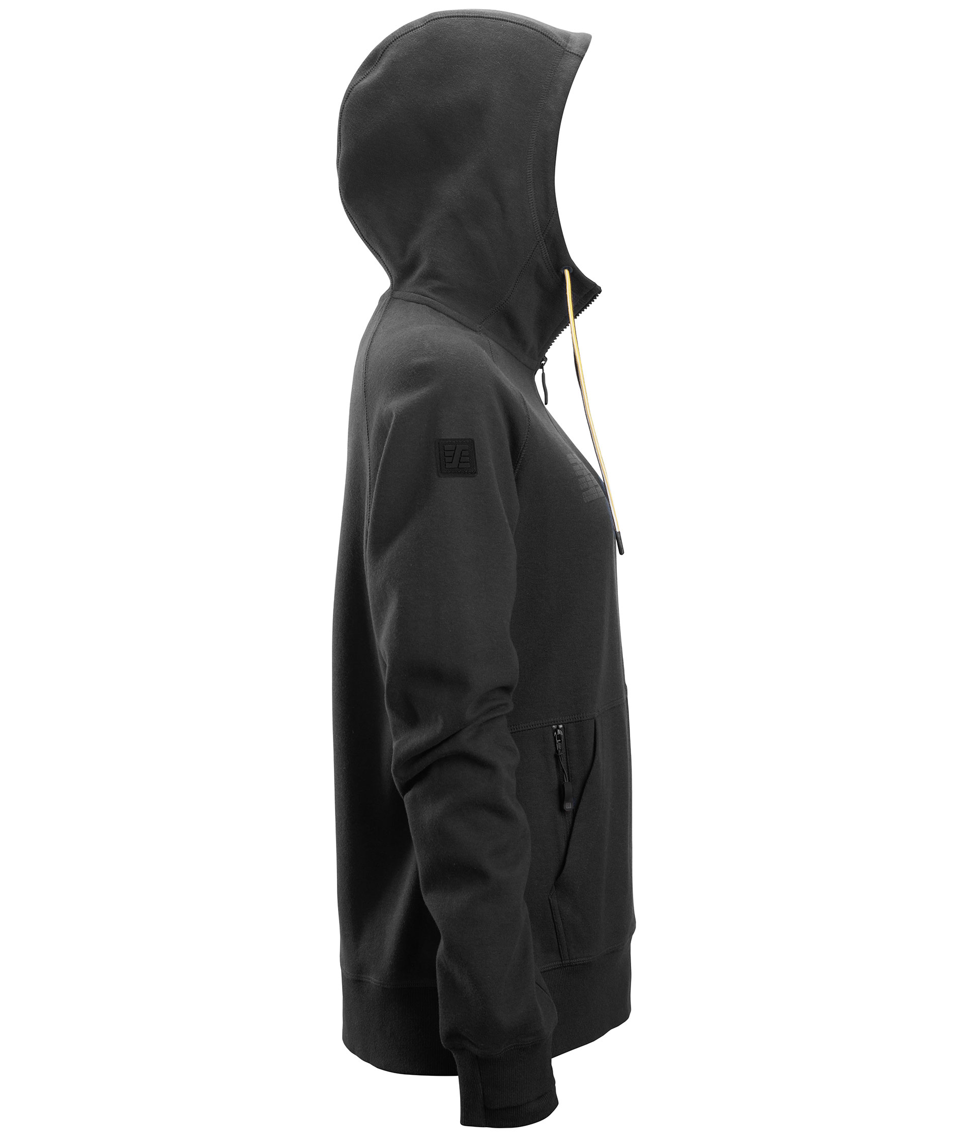 Snickers Logo dame hettegenser med glidel&aring;s 2877, Black, large image number 2