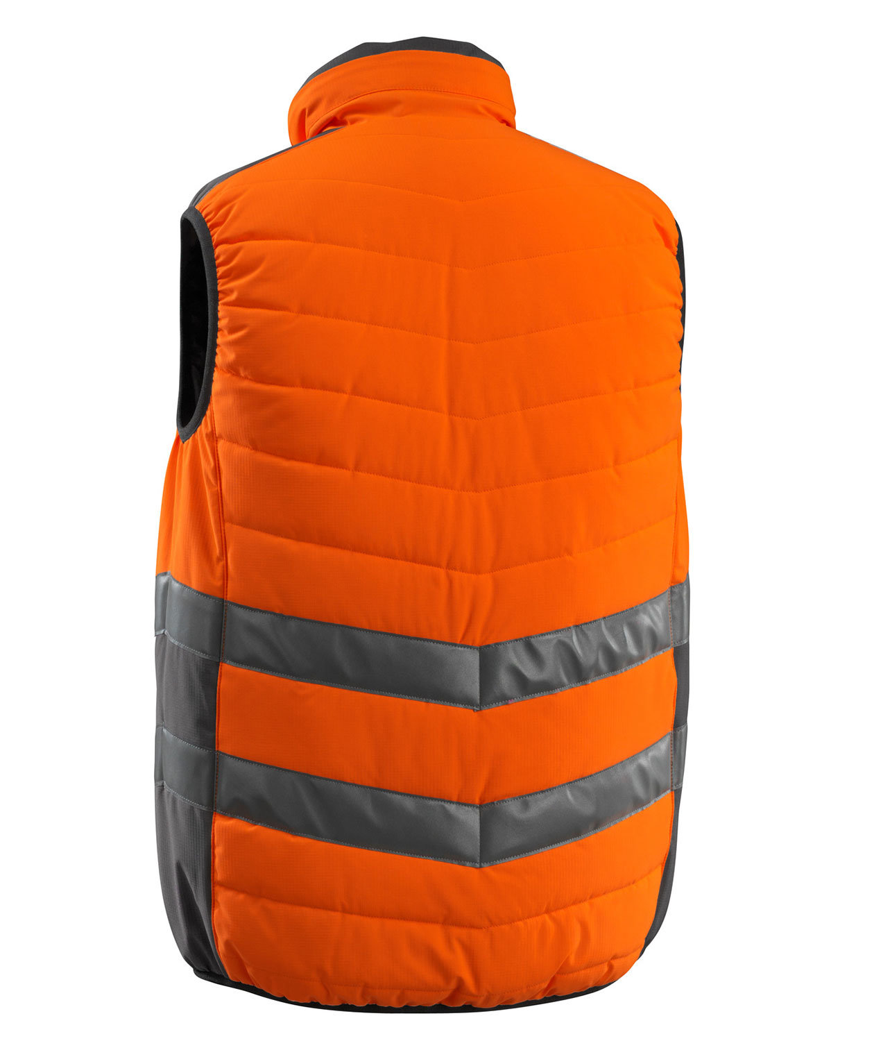 Mascot Safe Supreme Grimsby Steppweste, Hi-vis Orange/Dunkles Anthrazit, large image number 2