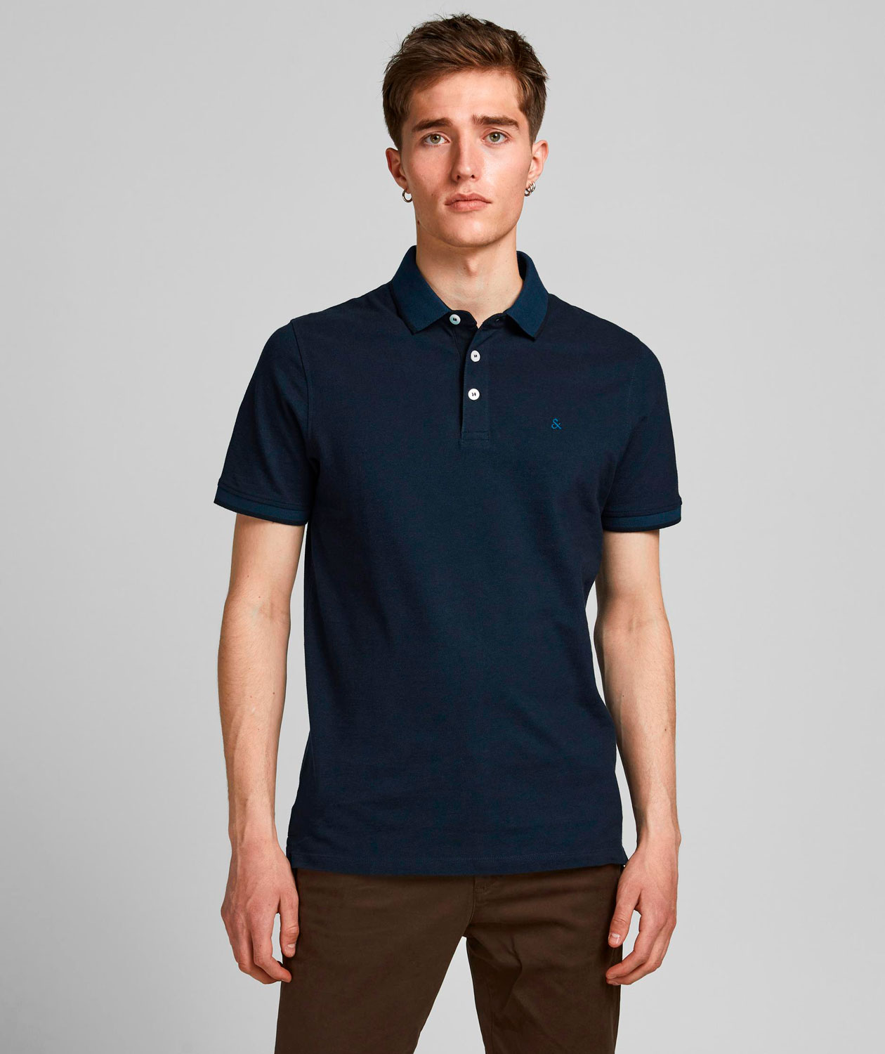 Jack & Jones JJEPAULOS Polo T-shirt, Dark navy