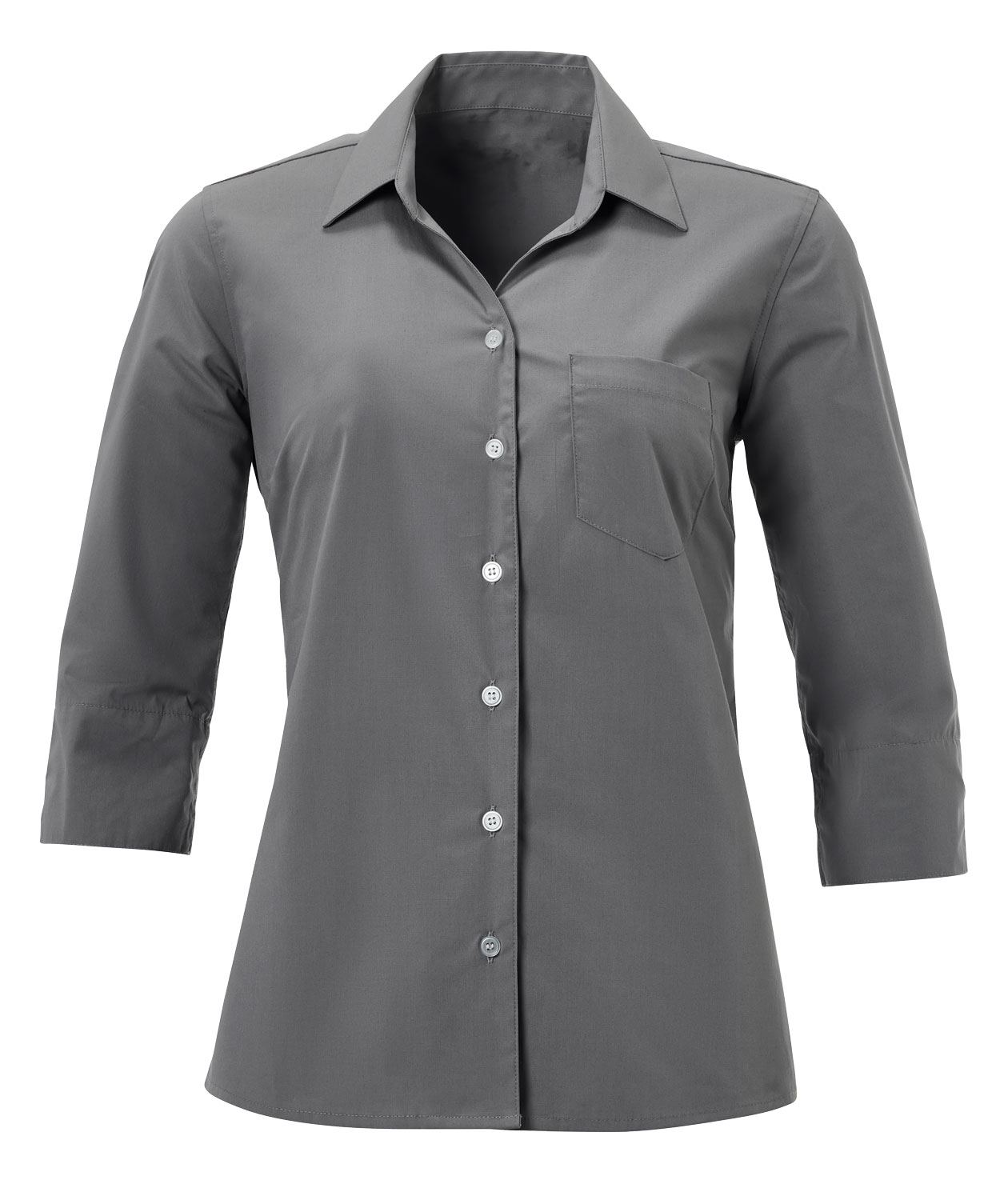 Hejco modern fit 3/4-&auml;rm skjorta dam, Gr&aring;