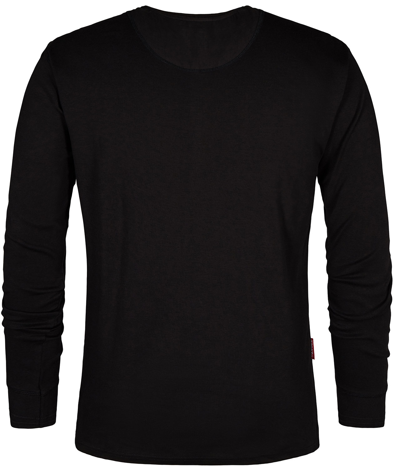 Engel Extend lang&auml;rmliges Grandad T-Shirt, Schwarz, large image number 2