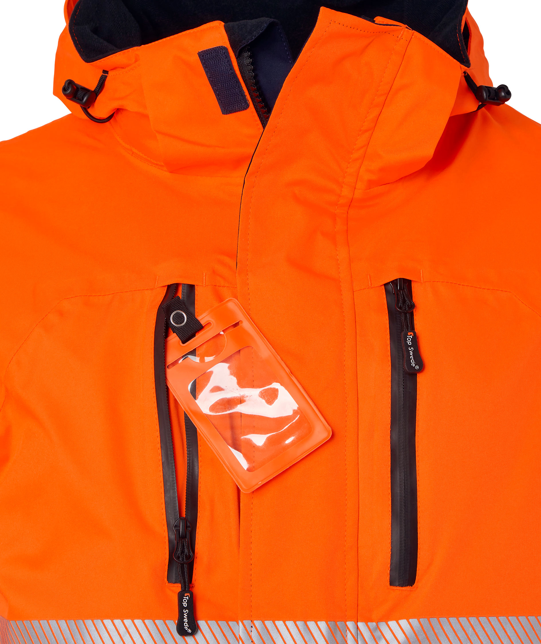 Top Swede 3-i-1 vinterjacka 127, Varsel Orange/Navy, large image number 8