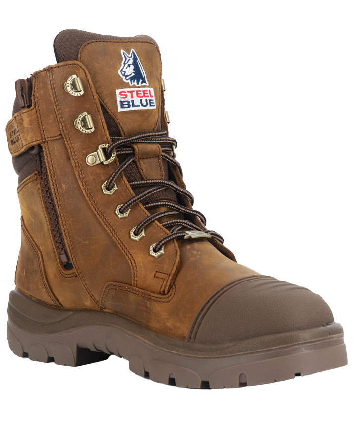 Steel Blue Southern Cross Sicherheitsstiefel S3, Braun
