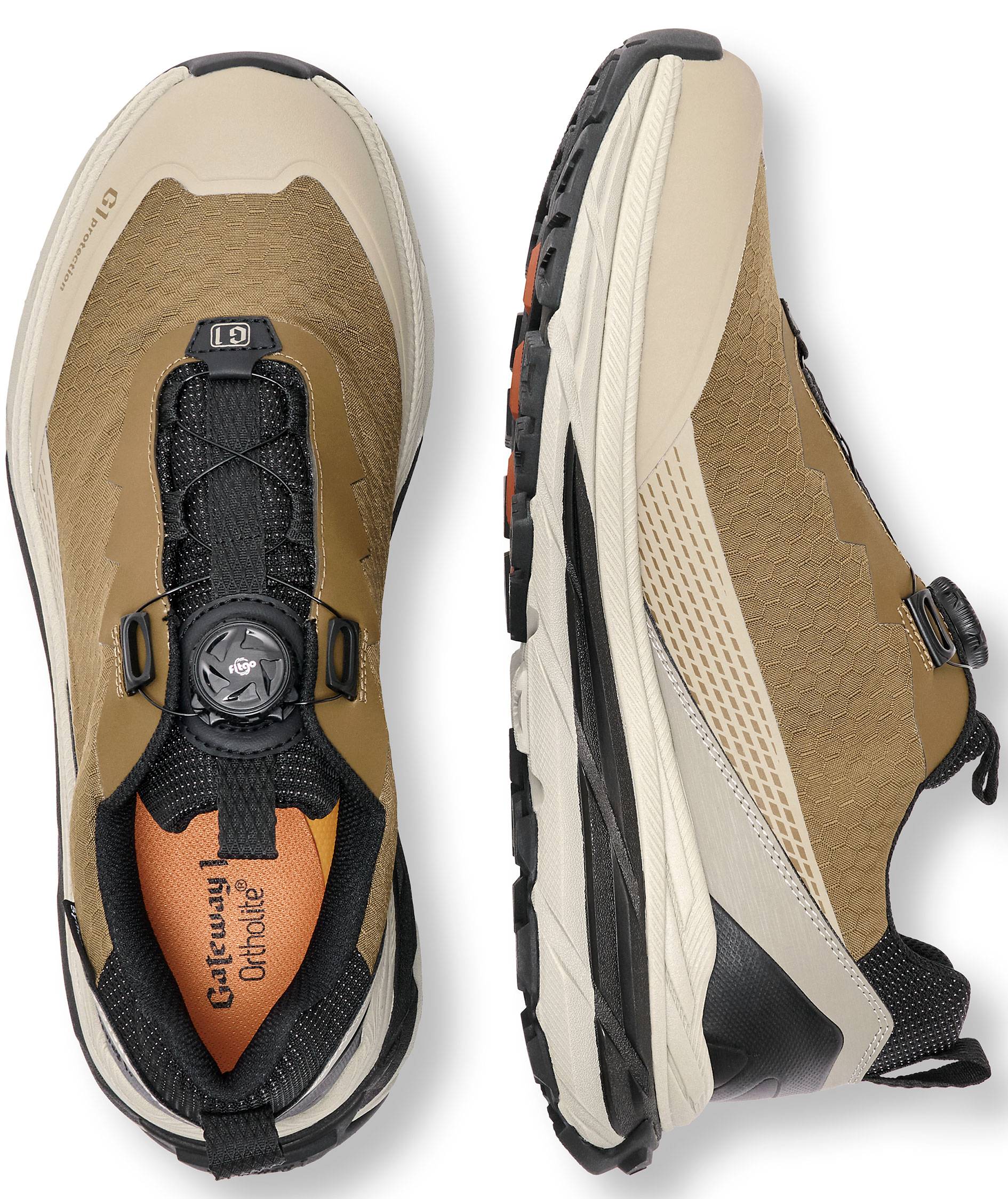 Gateway1 Calvus 3" G1&reg; speed-lacing&trade; vandrarskor, Dark olive , large image number 1