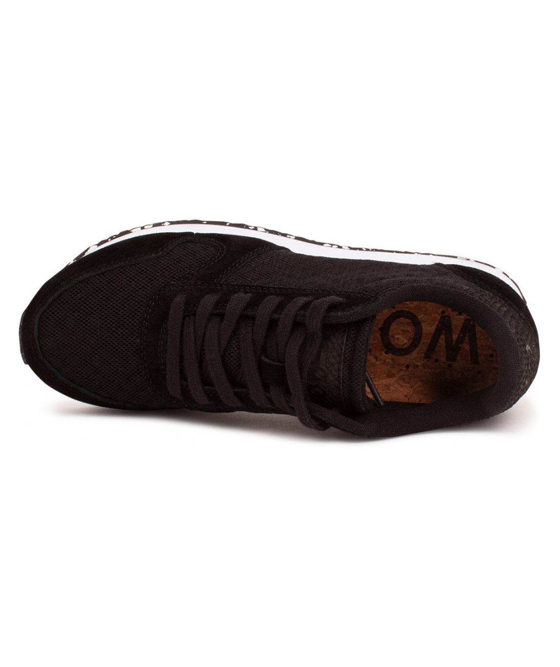 Woden Ydun Suede Mesh II women's sneakers, Black, large image number 2