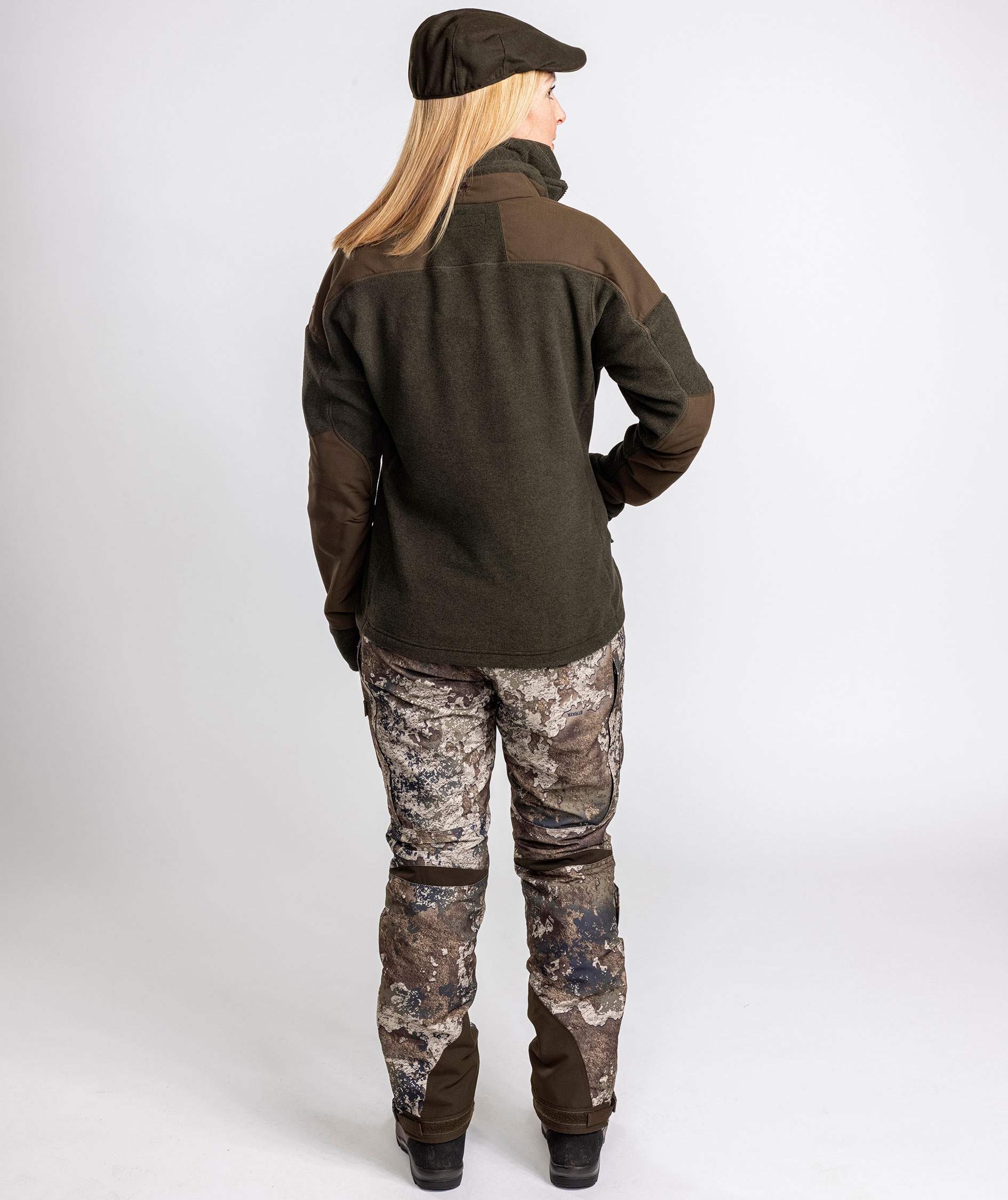 Pinewood&nbsp;Sm&aring;land Forest dame fleecejakke, Jagtgr&oslash;n, large image number 8