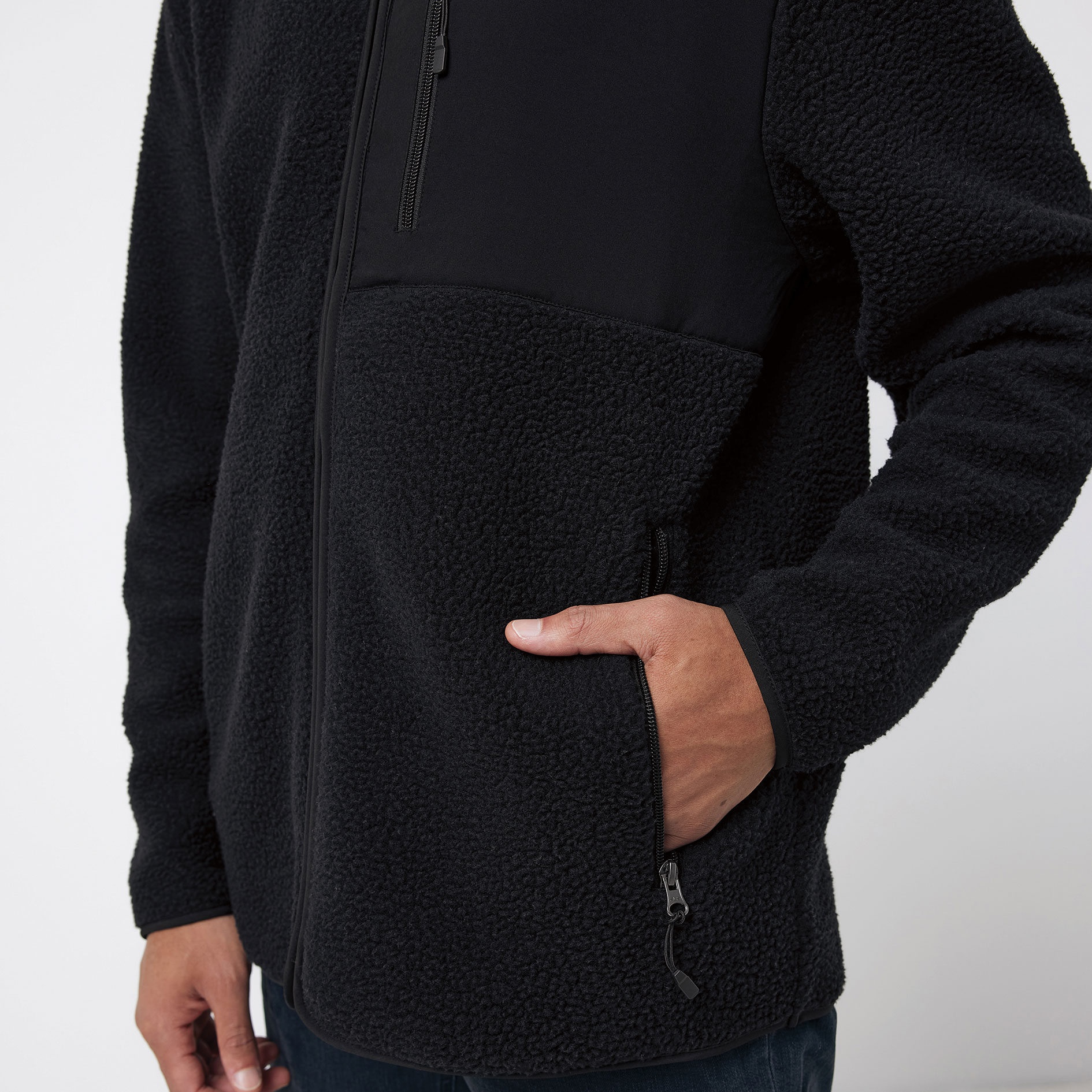 Iqoniq Diran Faserpelzjacke, Schwarz, large image number 9