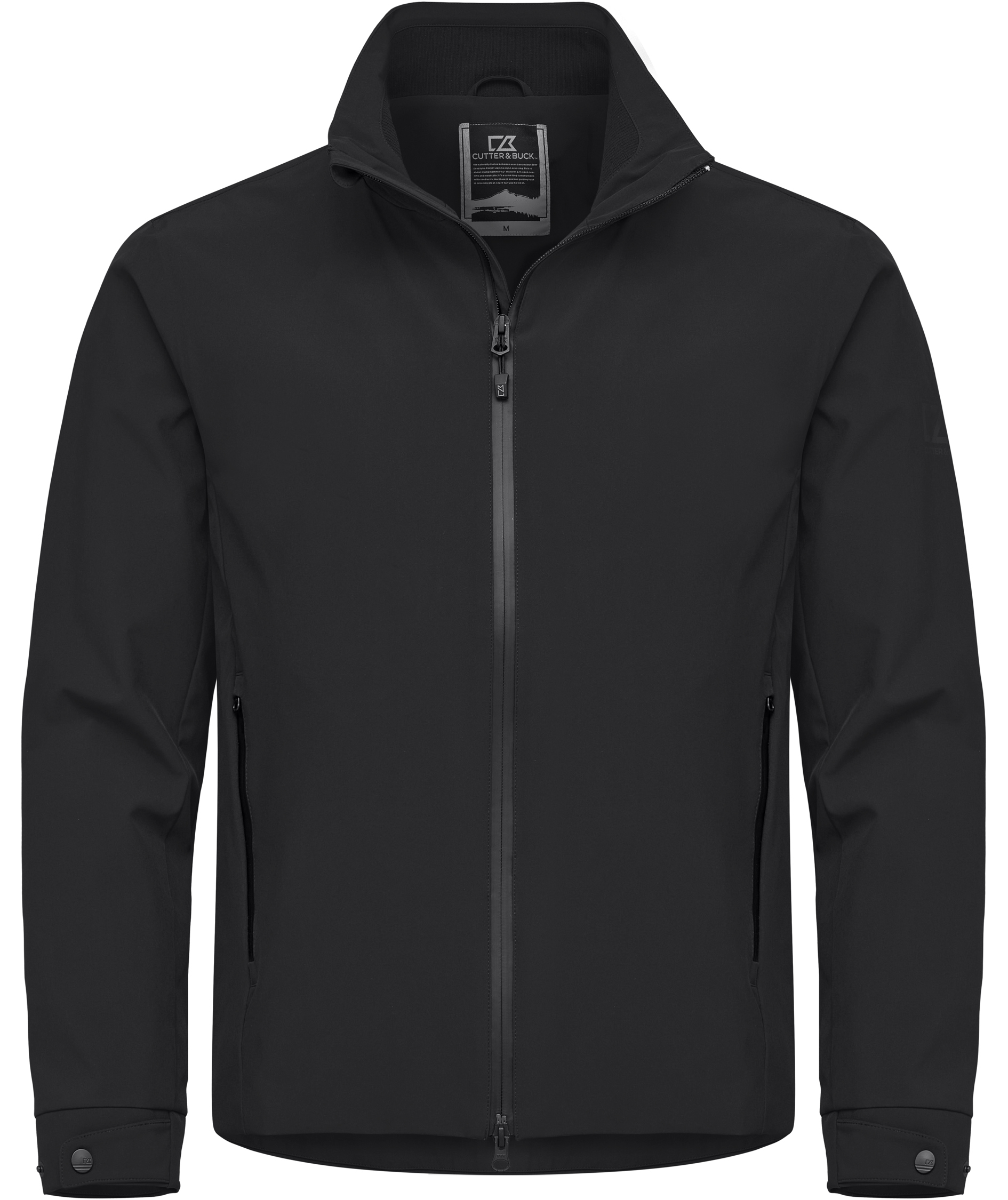 Cutter & Buck Wedderburn softshelljakke, Black, Black, swatch