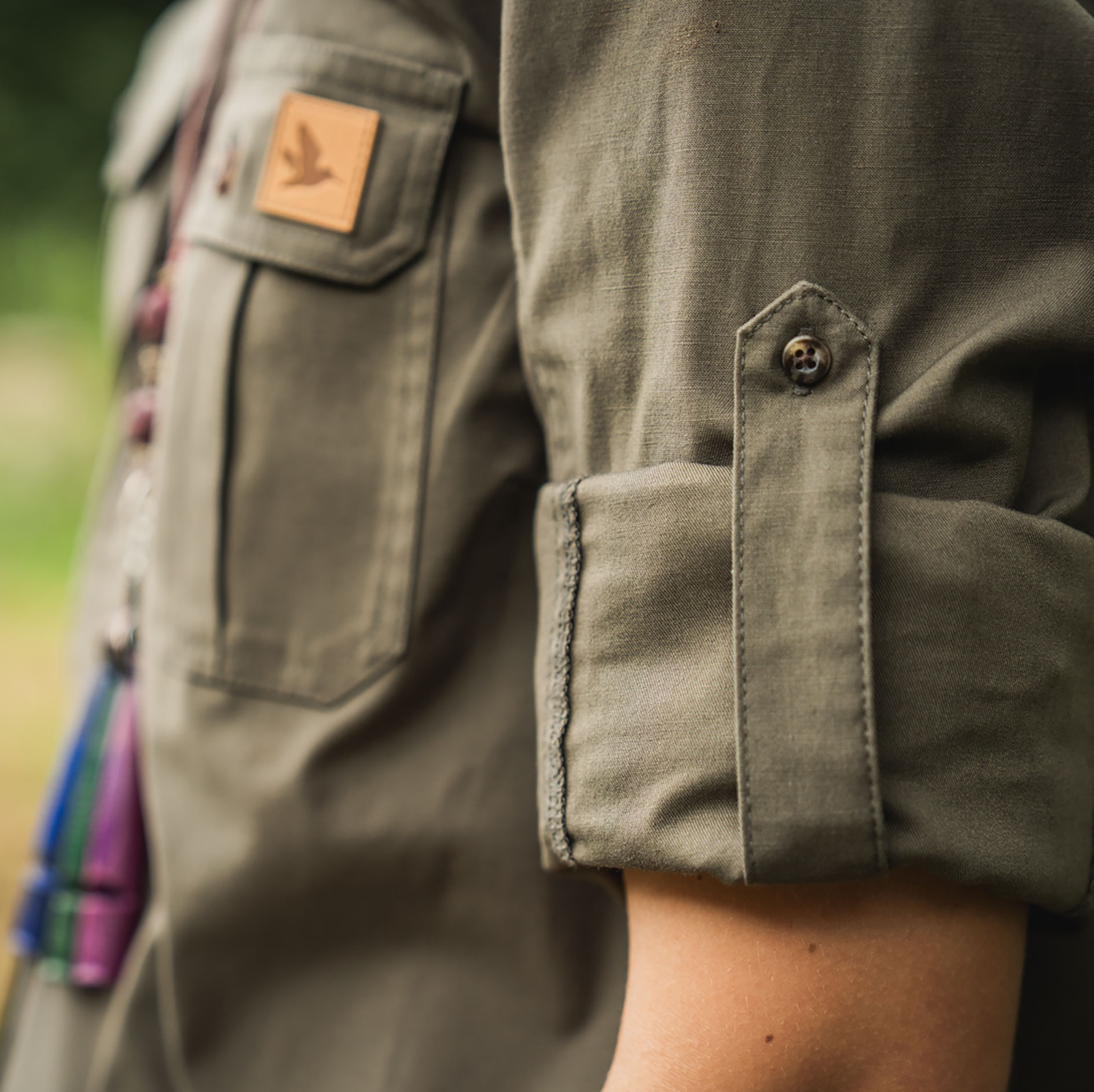 Seeland Selous Ines Cargo dameskjorte, Grape leaf, large image number 8