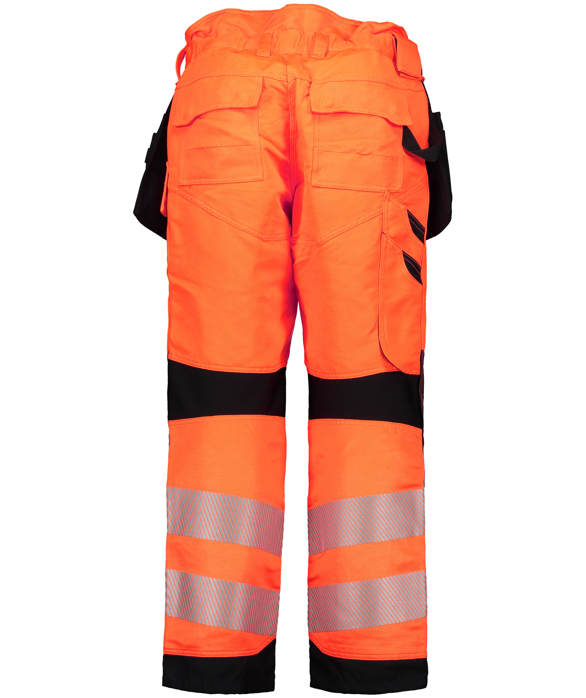 Viking Rubber Evosafe Handwerkerhose, Hi-Vis Orange/Schwarz