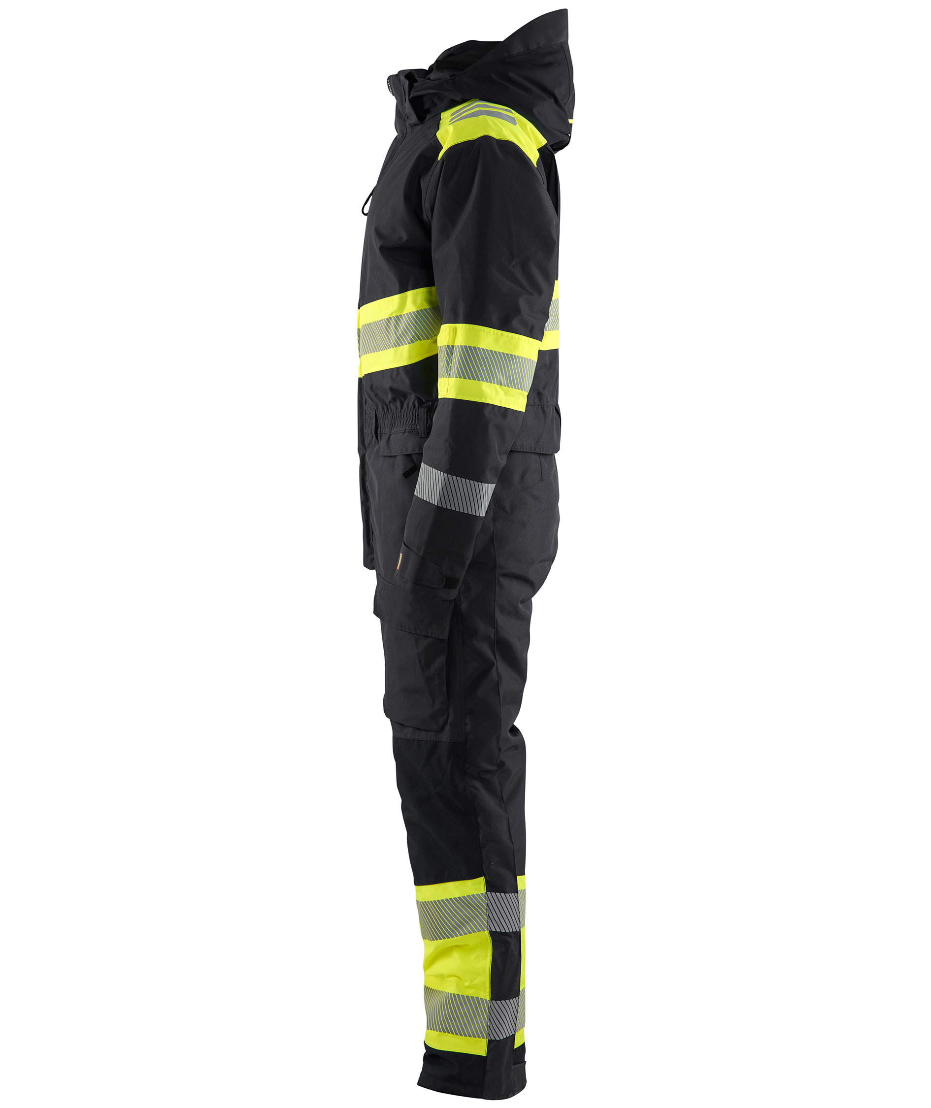 Bl&aring;kl&auml;der winter coverall, Black/Hi-Vis Yellow, large image number 3