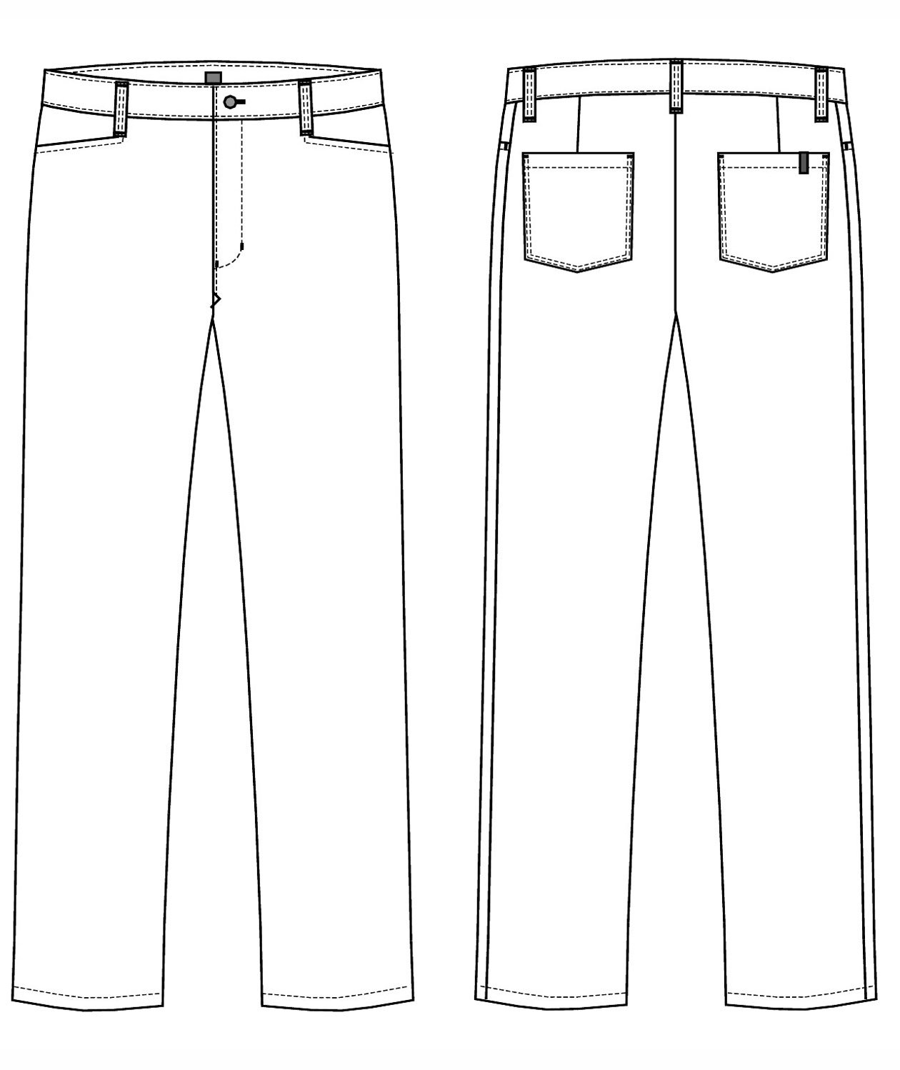 Kentaur women's chino trousers, Black, large image number 4