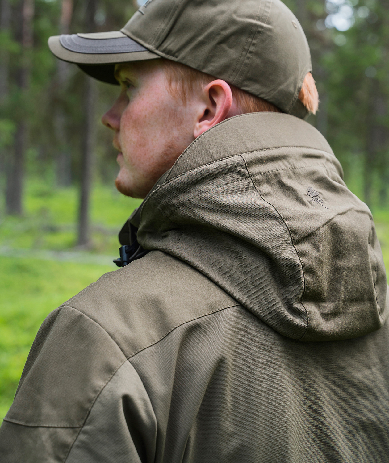 Pinewood Finnveden Hybrid friluftsjakke, Jagt oliven, large image number 2