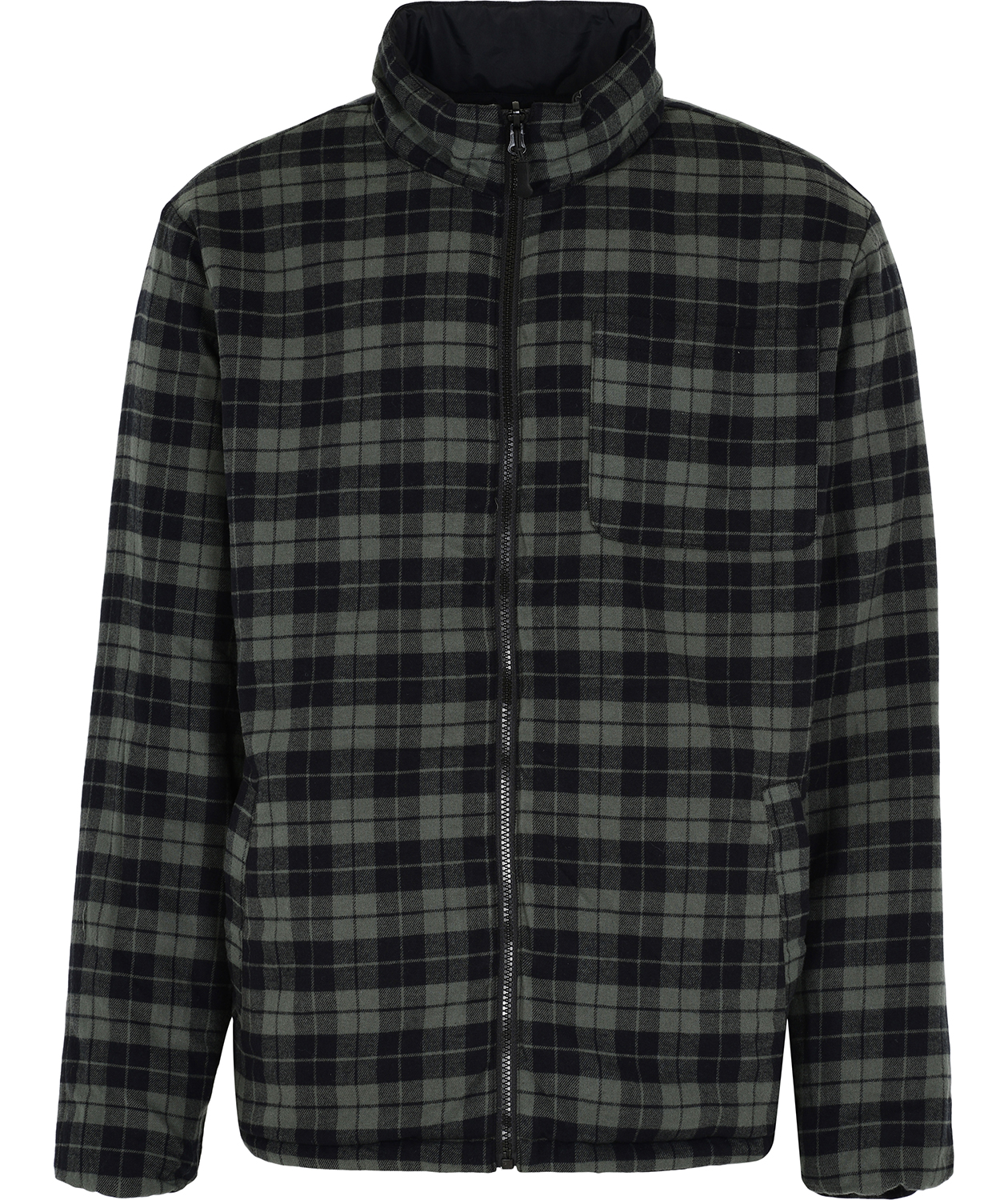 ProActive v&auml;ndbar flanelljacka, Gr&ouml;n