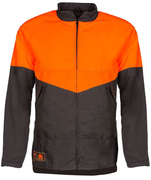 SIP BasePro skyddsjacka, Varsel orange/Gr&aring;