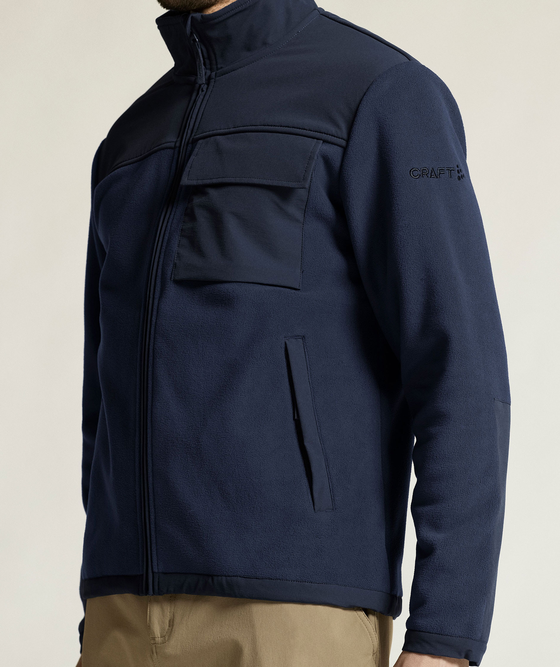 Craft Urban Fleecejacke, Blaze, large image number 8