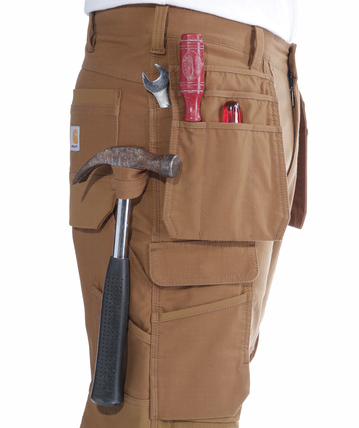 Carhartt Emea Full Swing Steel hantverksbyxa, Brun, large image number 3