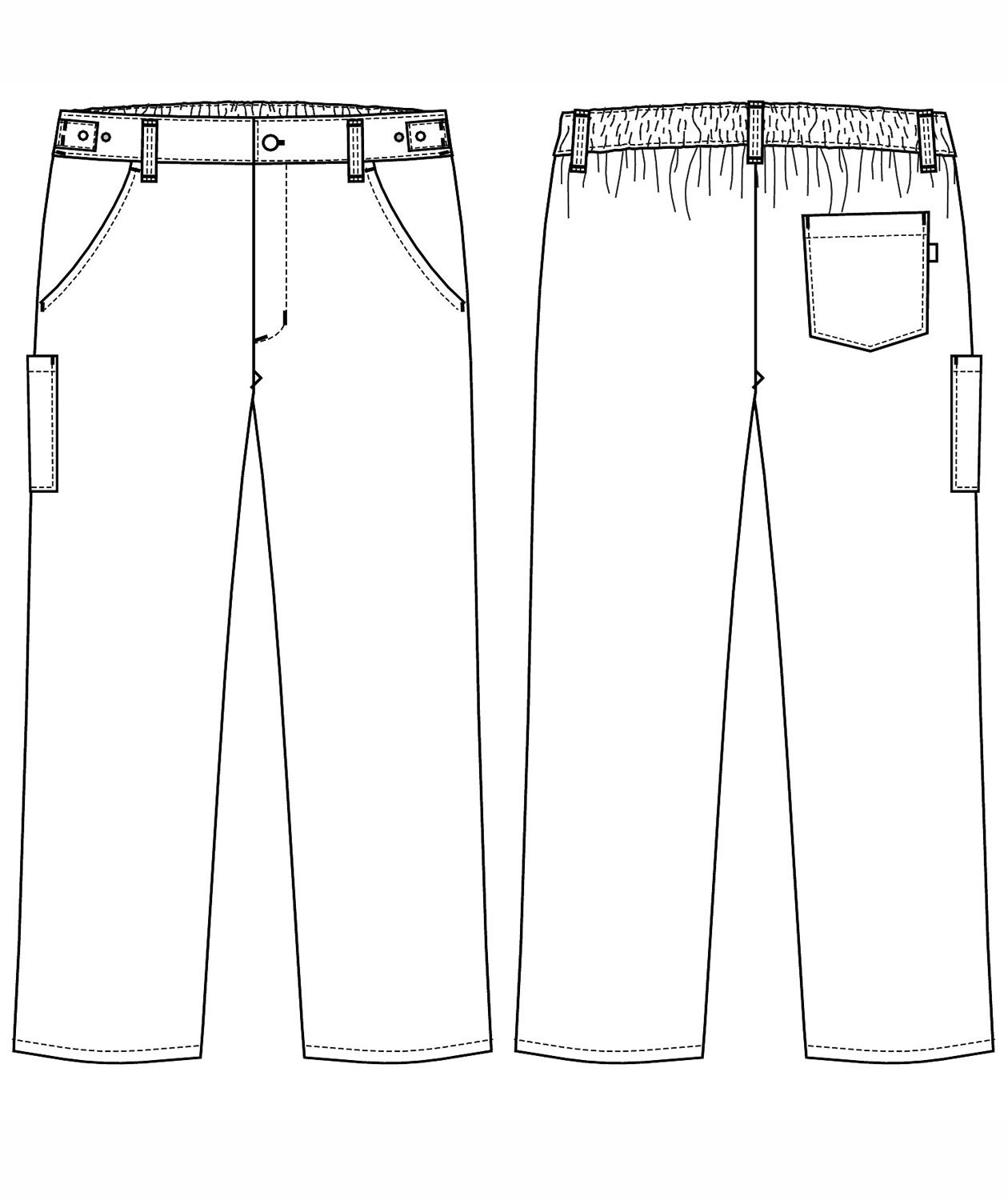 Kentaur  bukser, Hvid, large image number 1