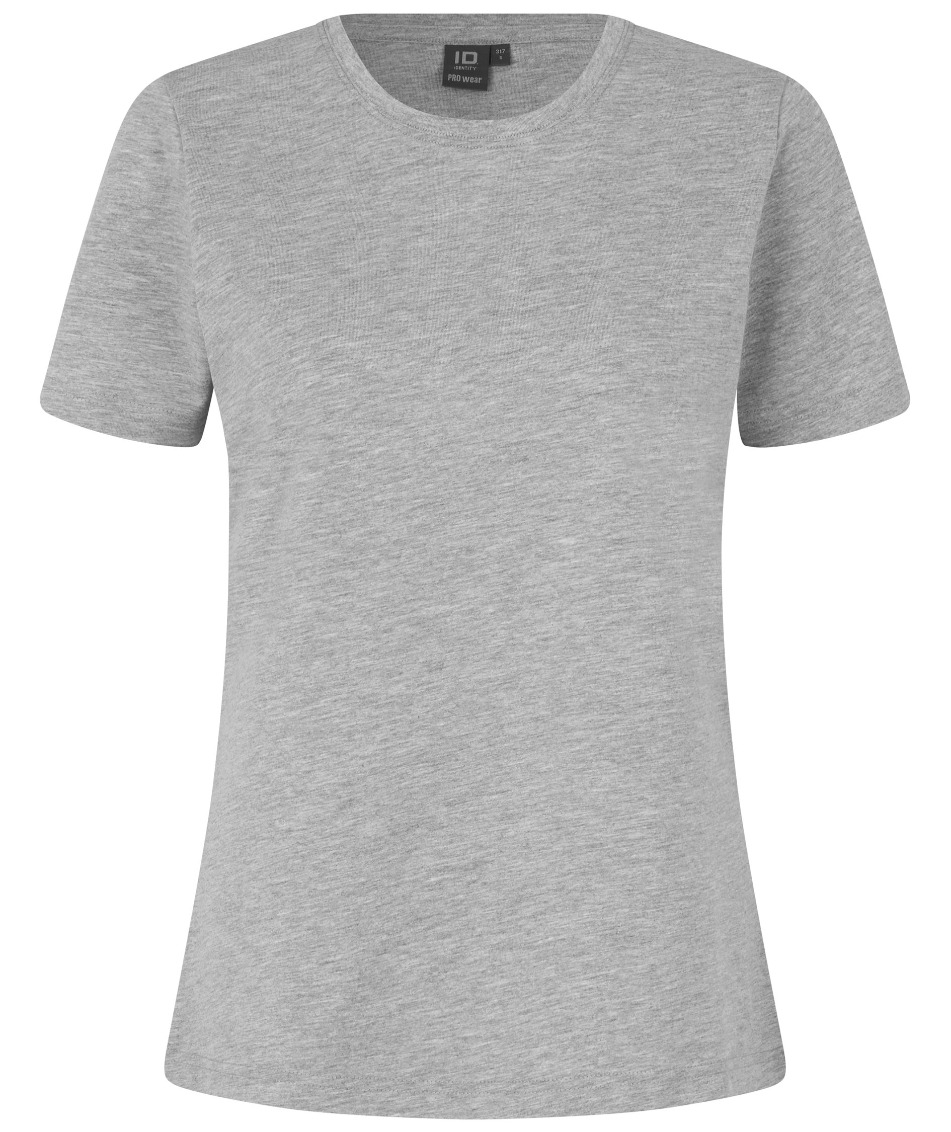 ID PRO Wear light dame T-shirt, Gr&aring; melange, Gr&aring; melange, swatch