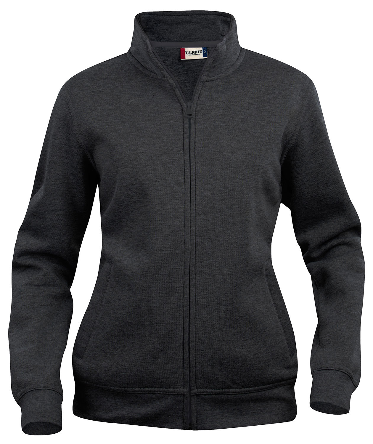 Clique Basic Cardigan tr&ouml;ja dam, Antracitmelerad