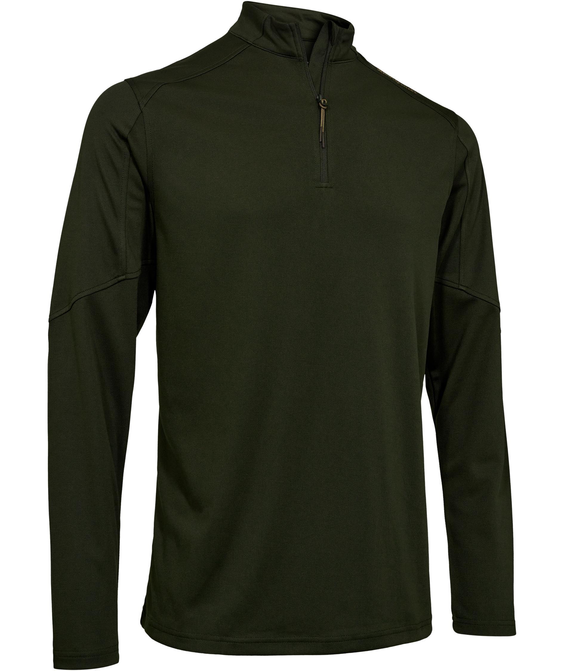 Deerhunter Climate 37.5&reg; half zip l&aring;ng&auml;rmad T-shirt, Forest Ember