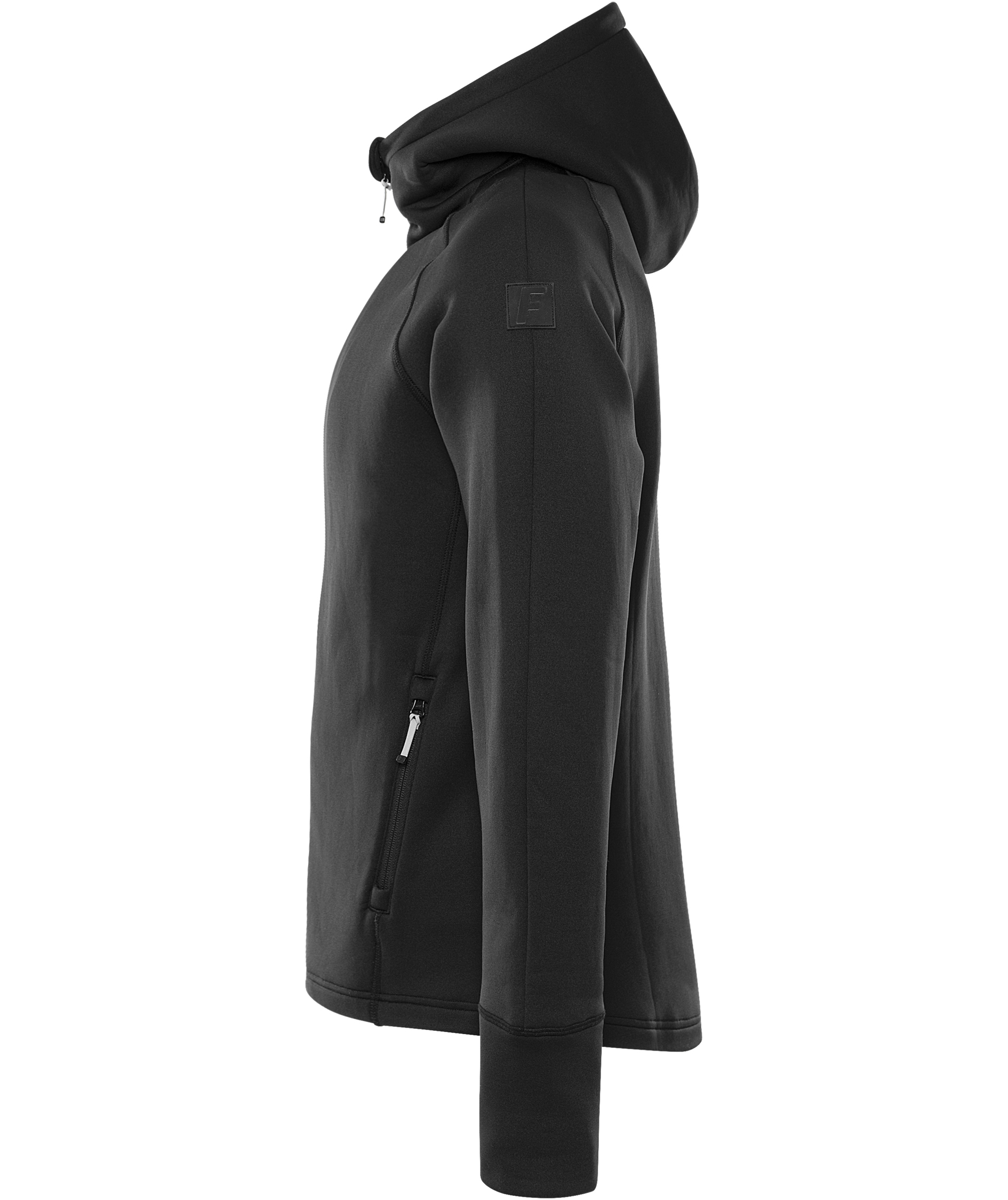 Fristads Cobalt Polartec&reg; hoodie med dragkedja dam, Svart, large image number 5