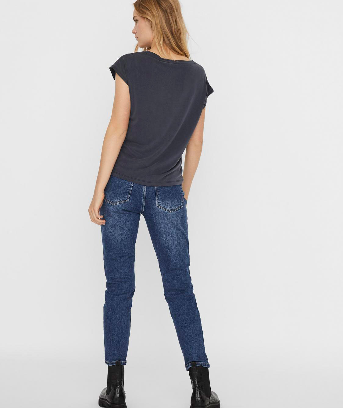 Vero Moda VMFILLI dame T-shirt, Ombre Blue, large image number 2