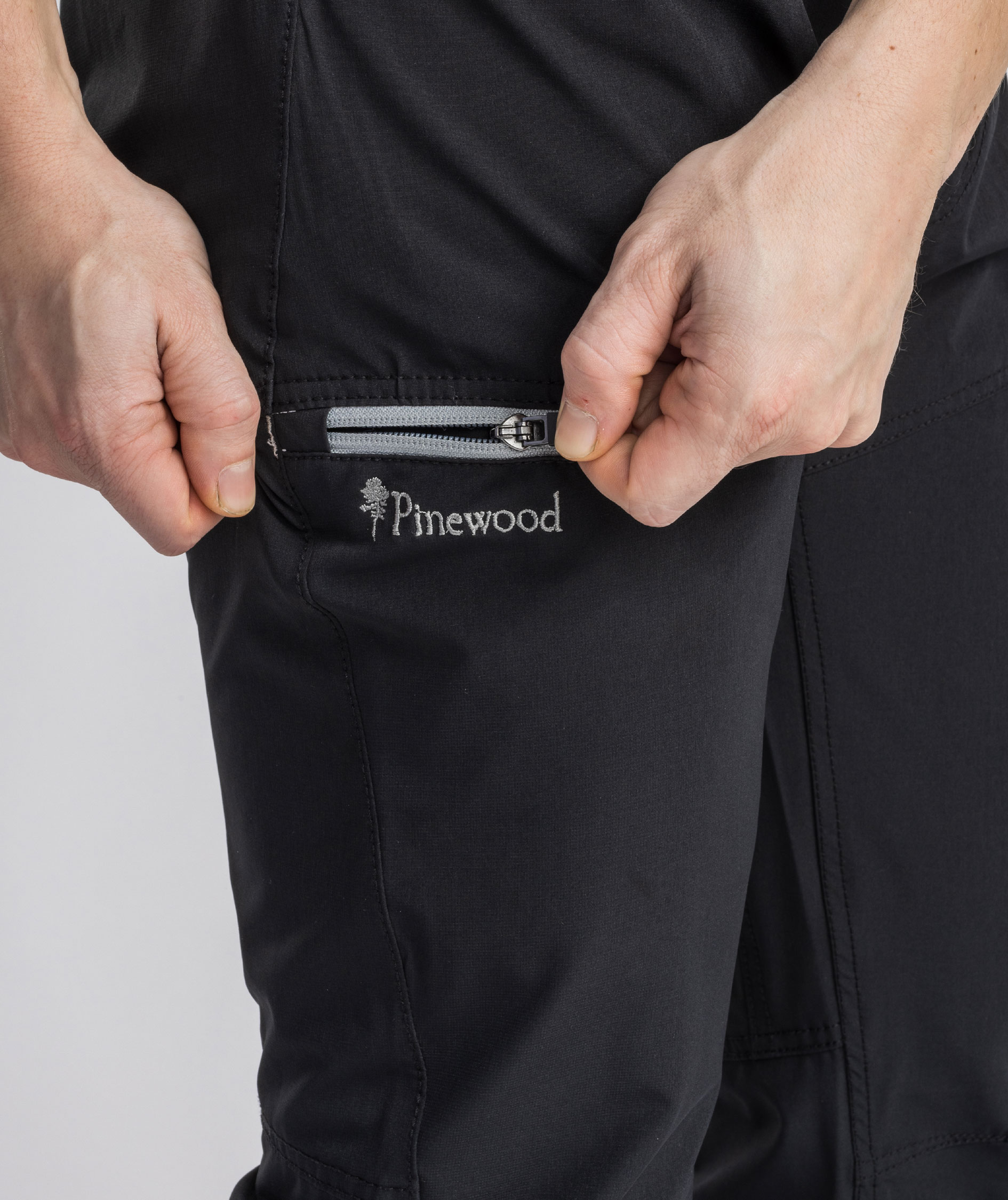 Pinewood&nbsp;Finnveden Trail stretch bukser, Sort, large image number 7