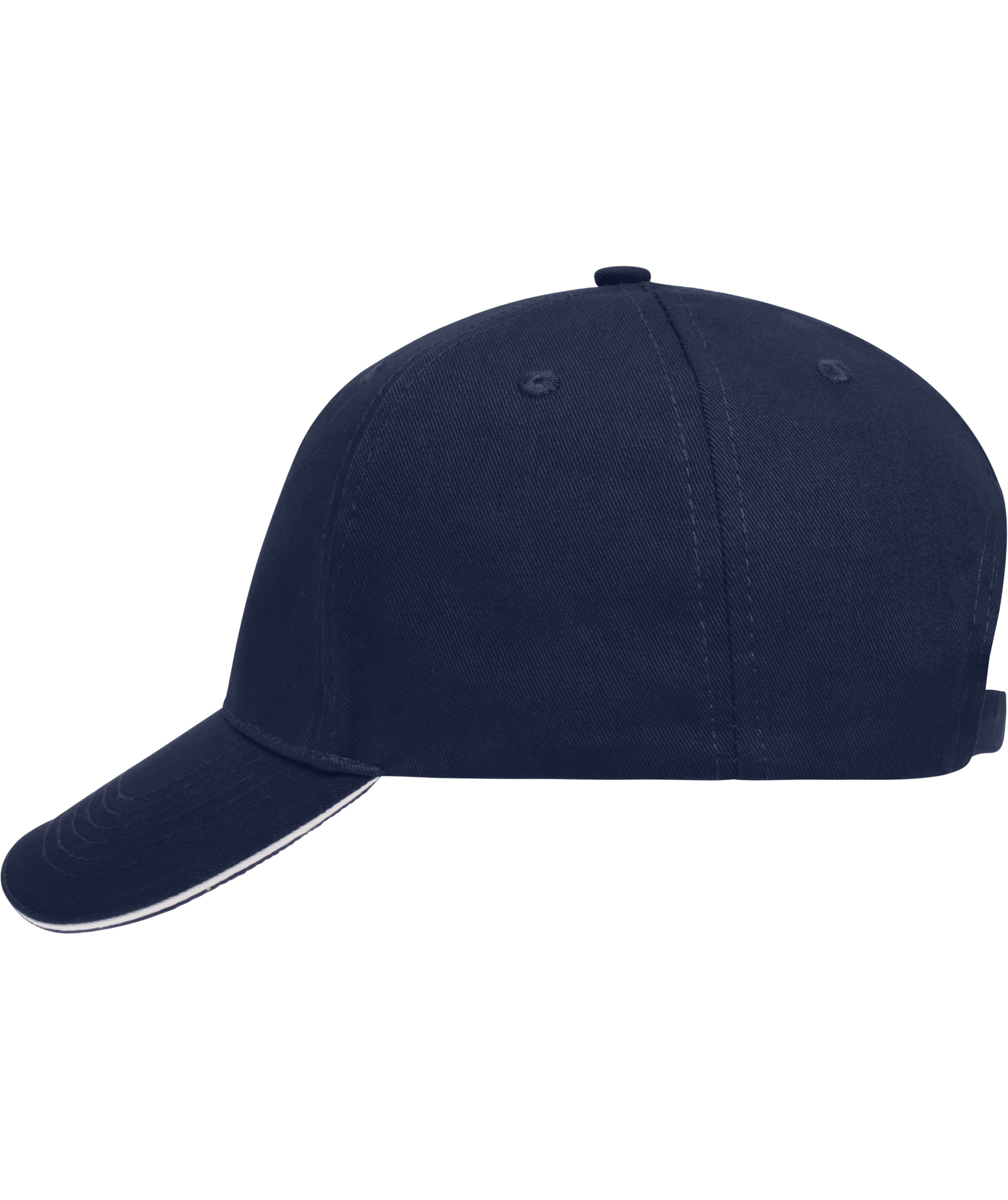 Myrtle Beach 5 Panel Sandwich Cap, Navy/White