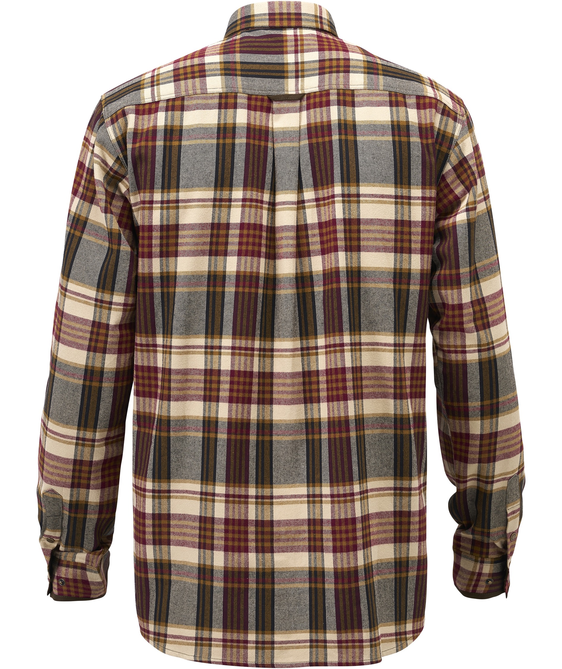Pinewood Prestwick Exclusive skovmandsskjorte, Bordeaux/Beige