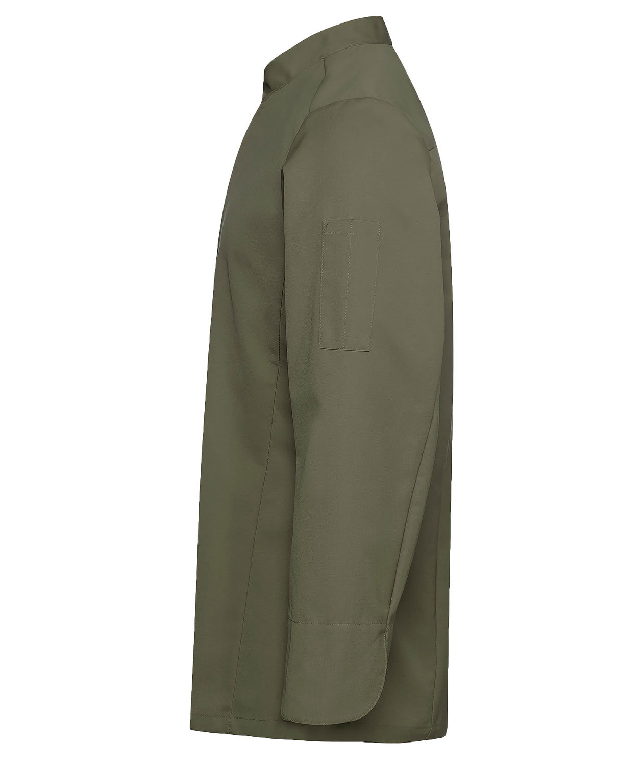 Segers slim fit kokkeskjorte, Olivengr&oslash;n, large image number 3