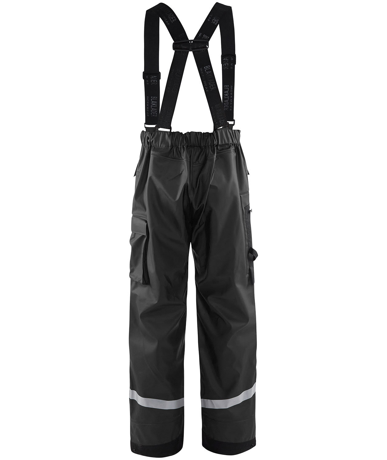 Bl&aring;kl&auml;der Regnbukse Level 2, Svart, large image number 2