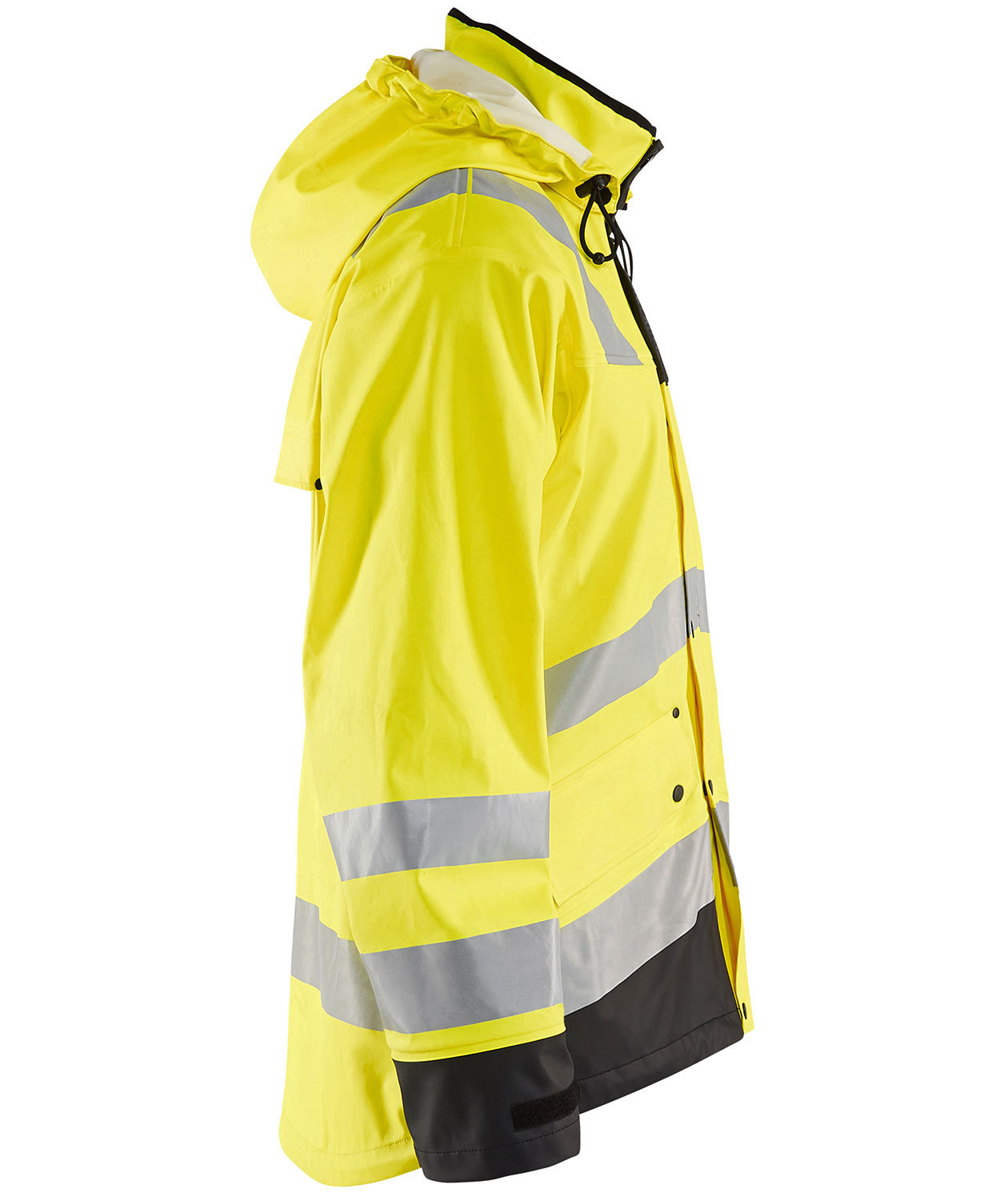 Bl&aring;kl&auml;der Heavy Weight rain jacket, Hi-vis Yellow/Black, large image number 3