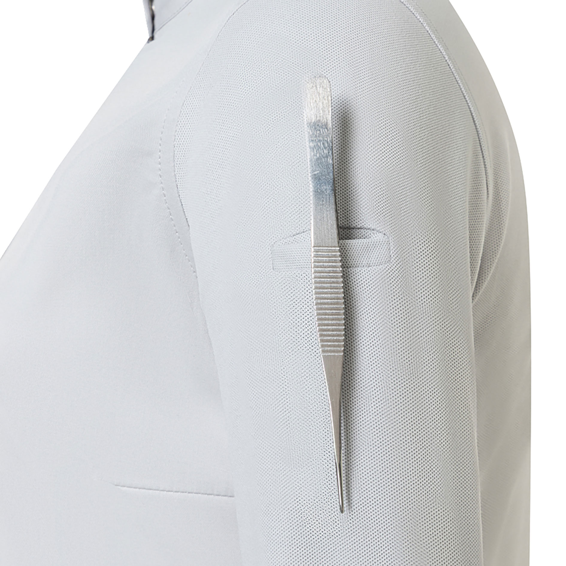 Karlowsky DIAMOND CUT&reg; Avantgarde dame kokkejakke, Silver Grey, large image number 5