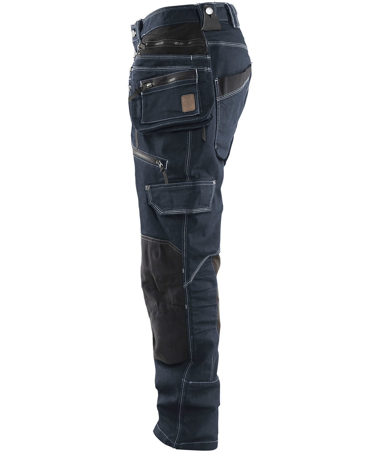 Bl&aring;kl&auml;der h&aring;ndverksbukse X1999, Marine/Svart, large image number 2