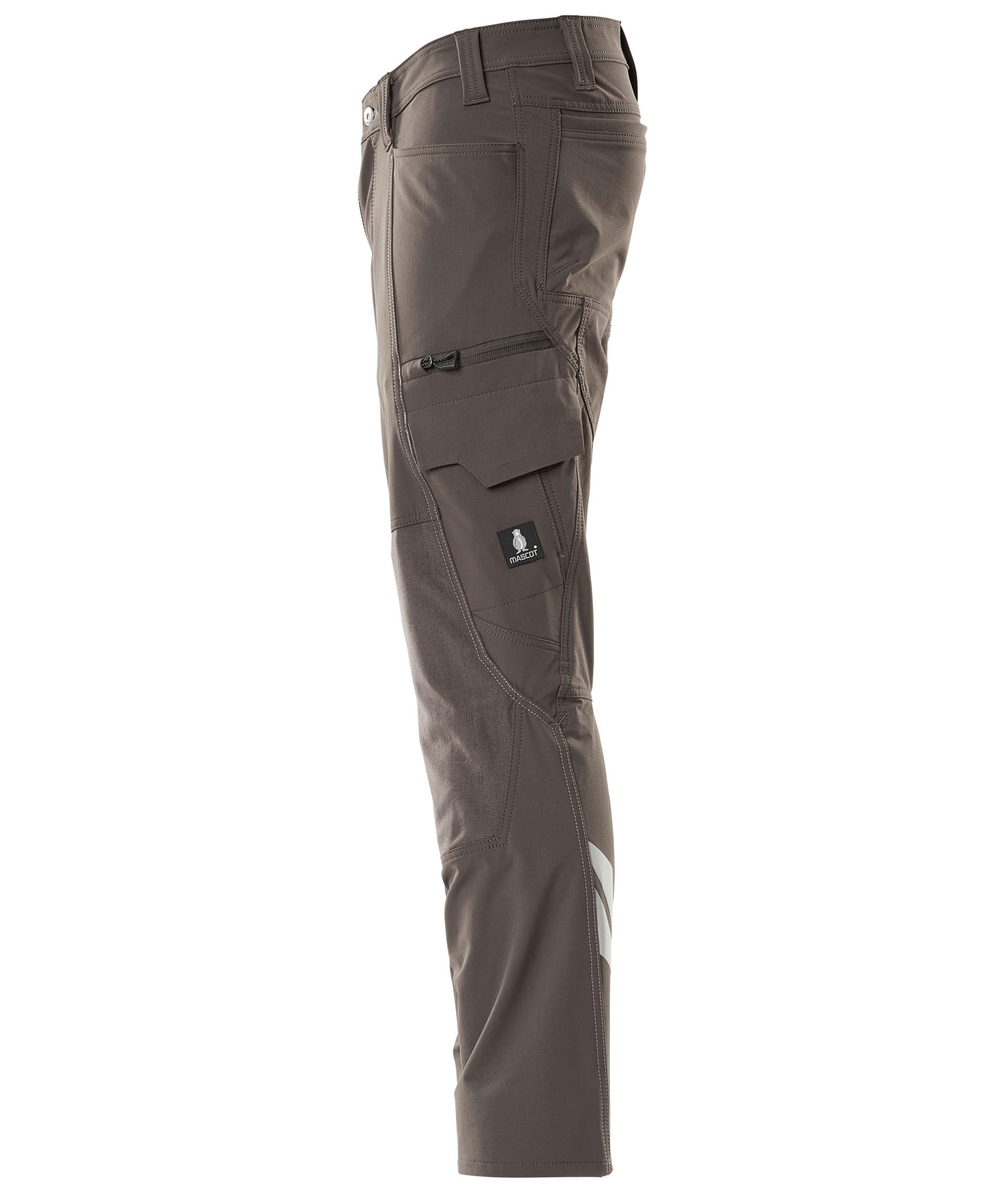 Mascot Accelerate work trousers full stretch, Dark Anthracite, large image number 3