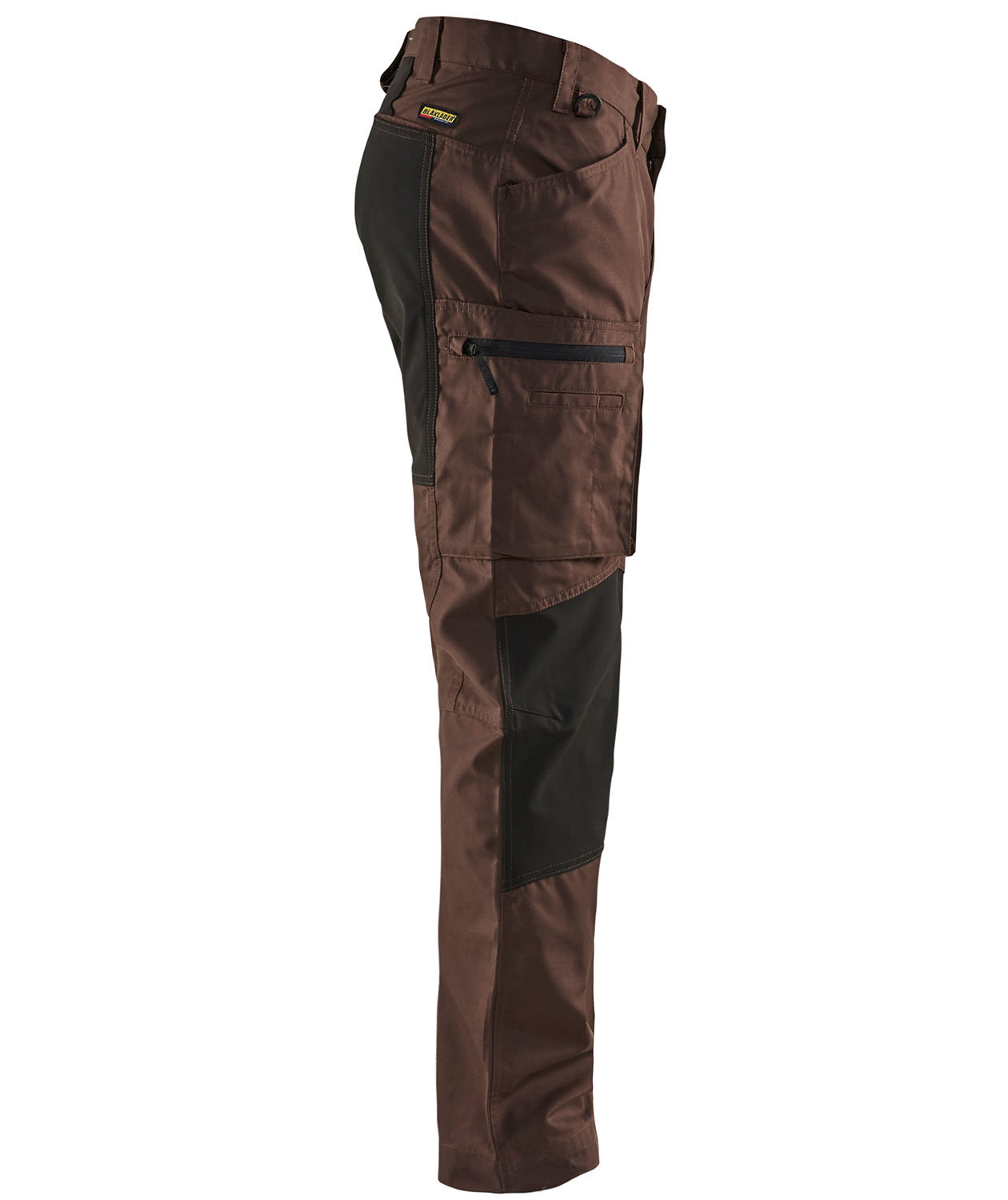 Bl&aring;kl&auml;der Unite servicebukse, Brun/Svart, large image number 3