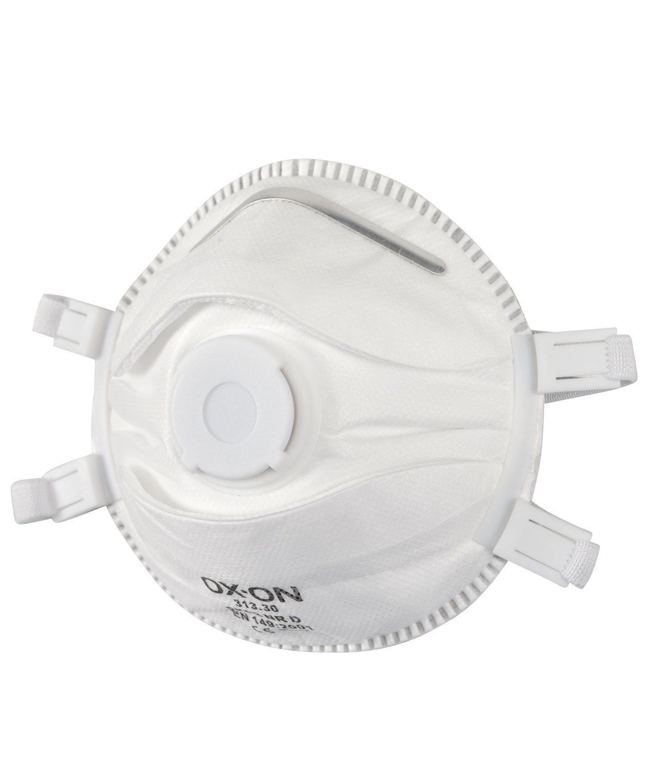 OX-ON Supreme damm mask FFP3 NR D med ventil, Vit