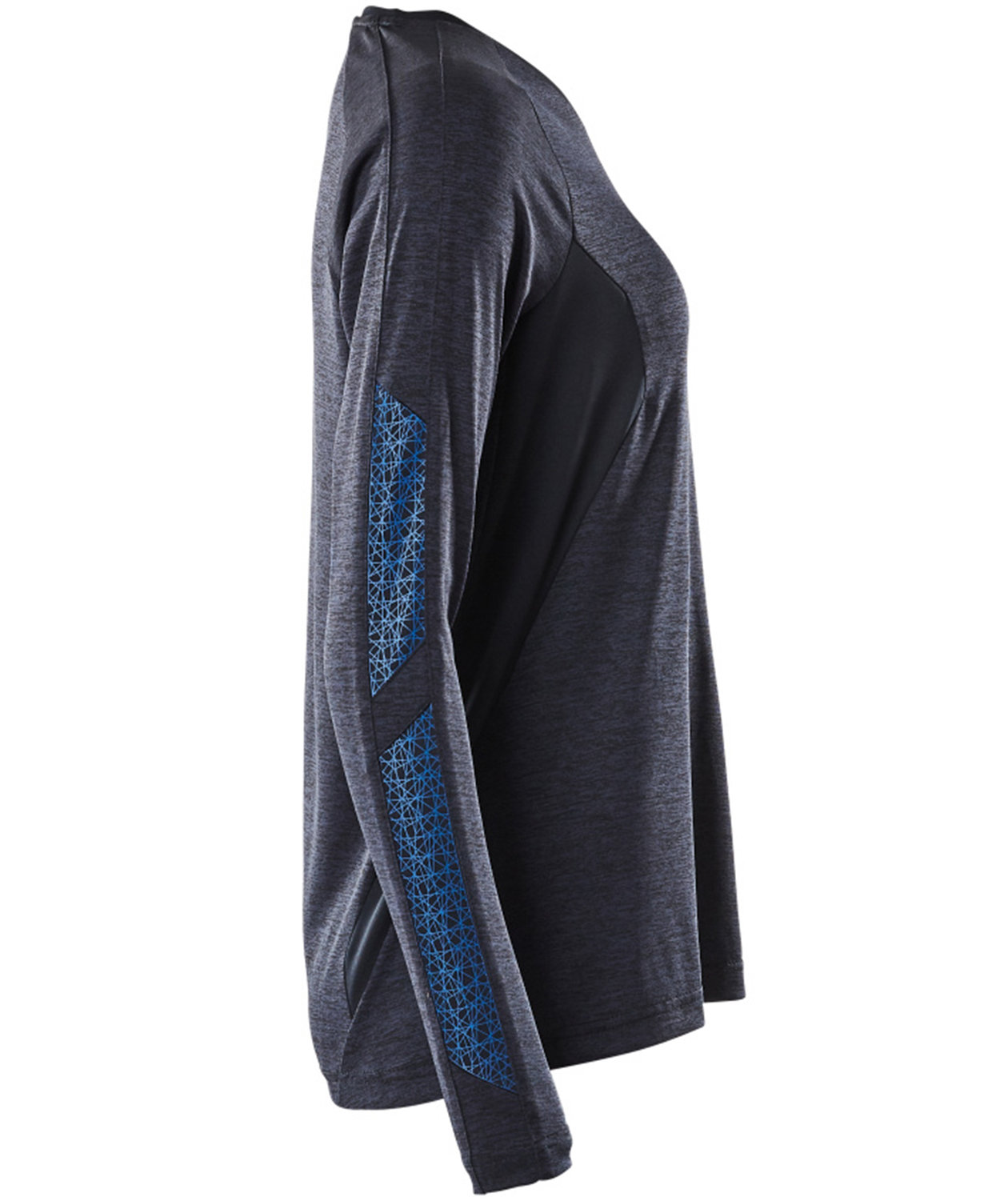 Mascot Accelerate Coolmax langermet dame T-skjorte, M&oslash;rk Marine, large image number 2