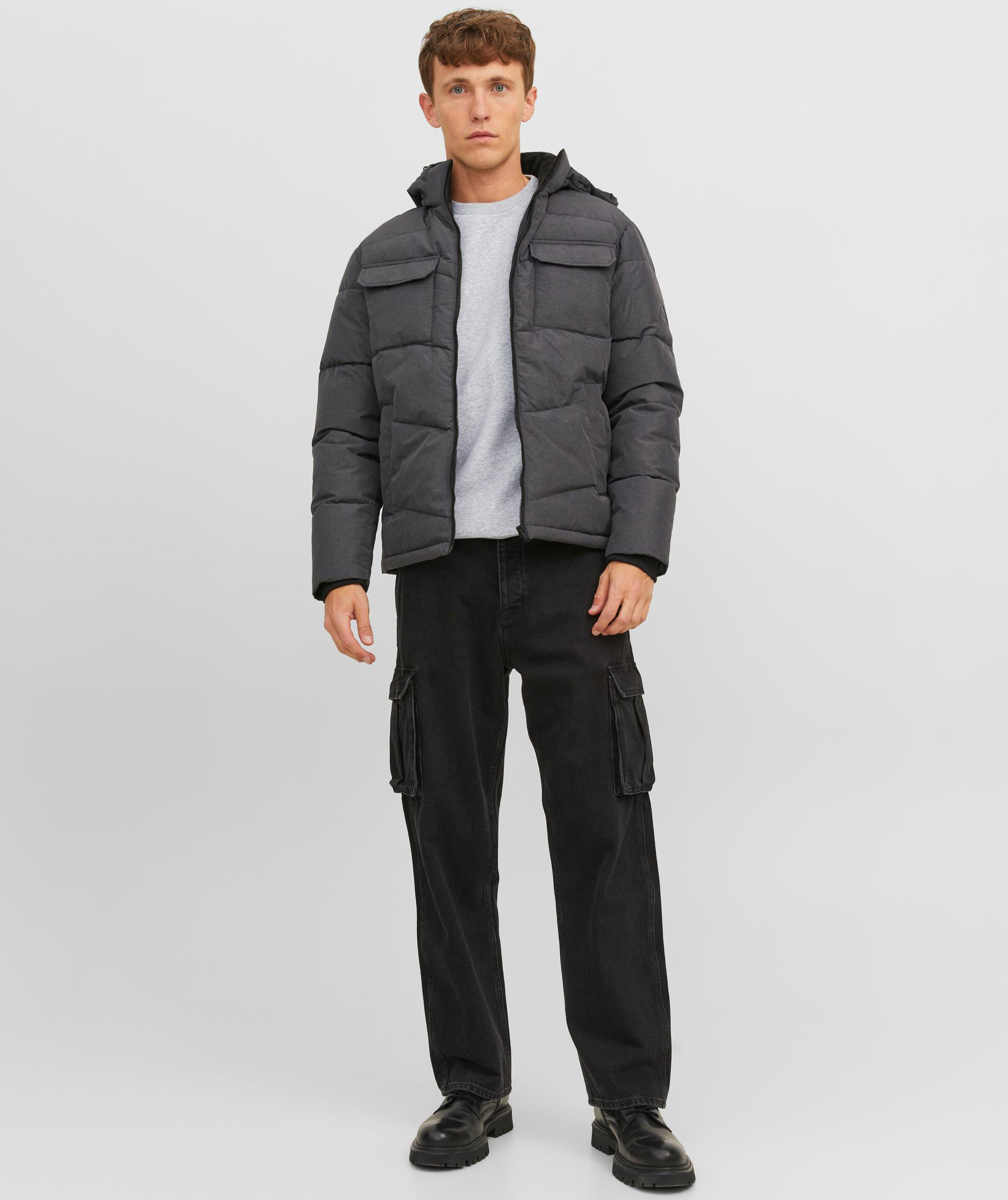 Jack & Jones JJEBRADLEY sweatshirt, Light Grey Melange, large image number 5